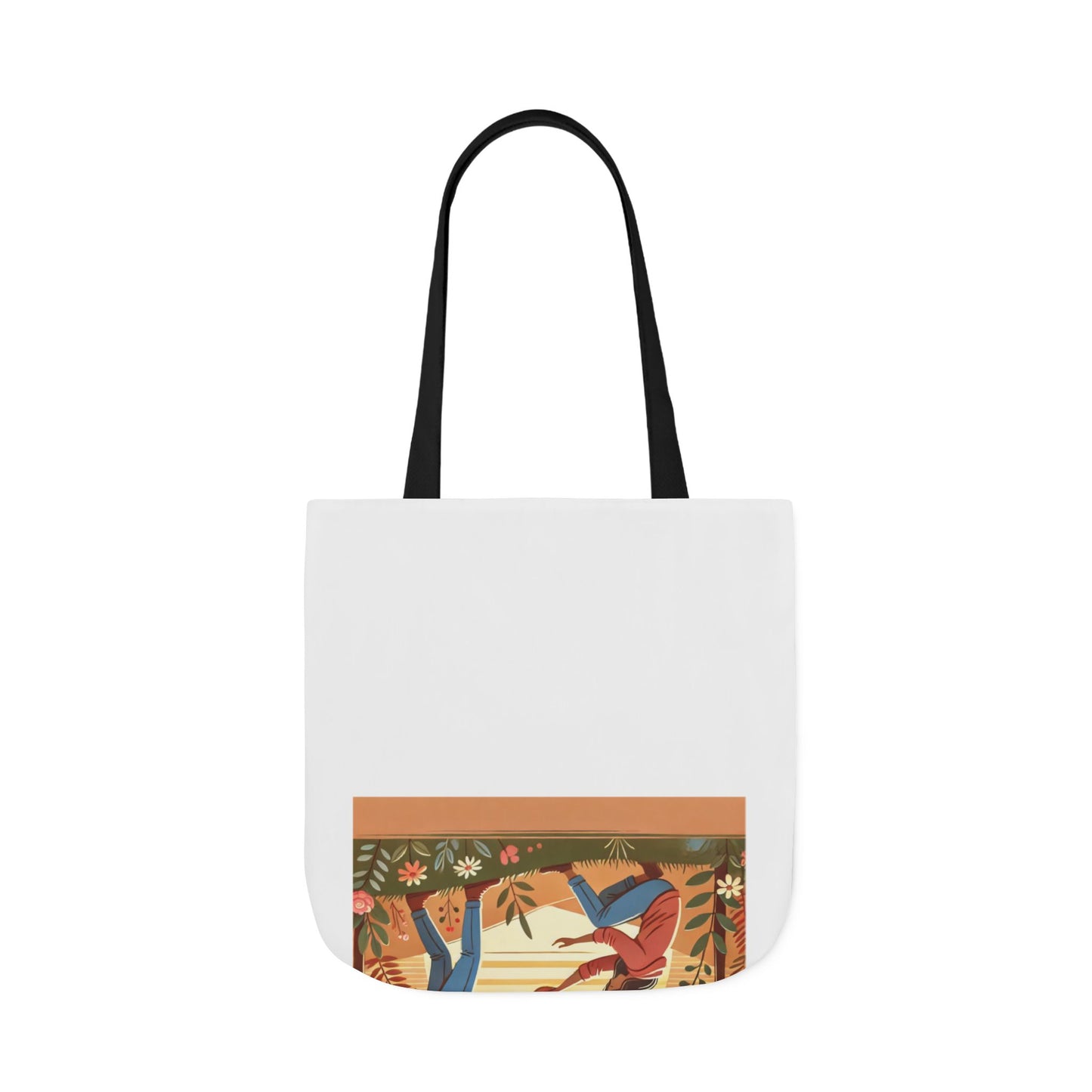 Helping Hands Sunset Garden Canvas Tote Bag