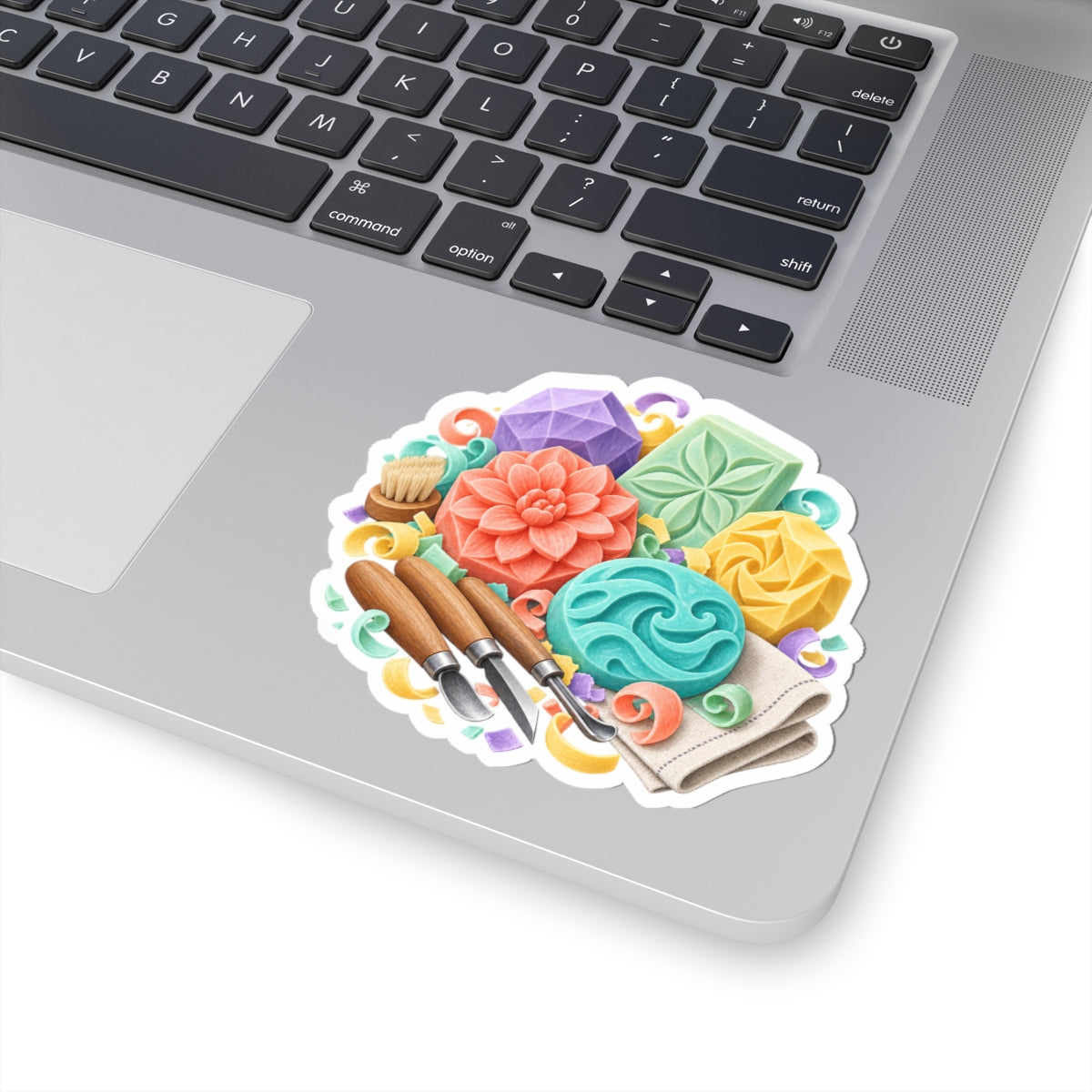 Colorful Soap Carving Workshop Sticker