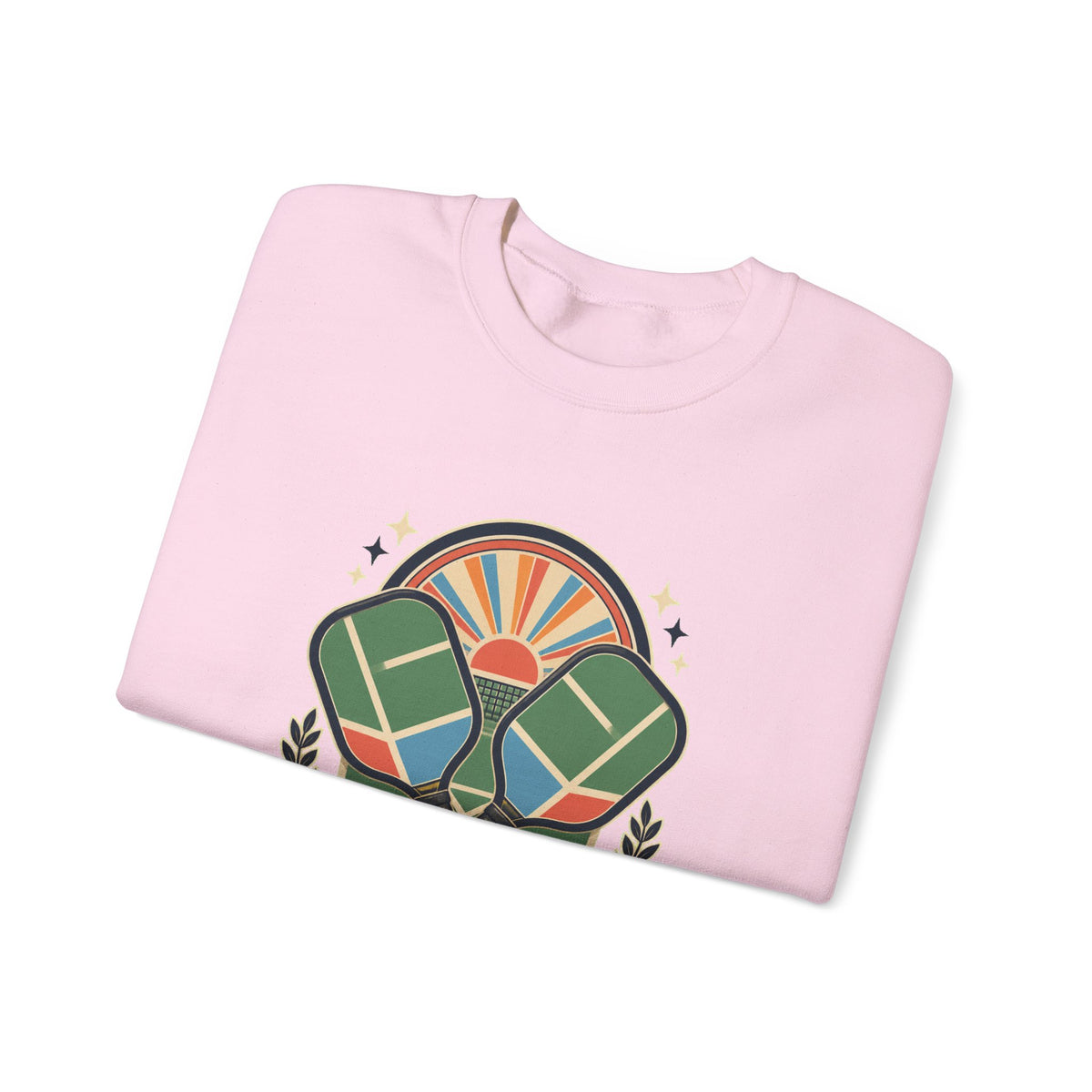 Retro Pickleball Court Club Sport Sweatshirt