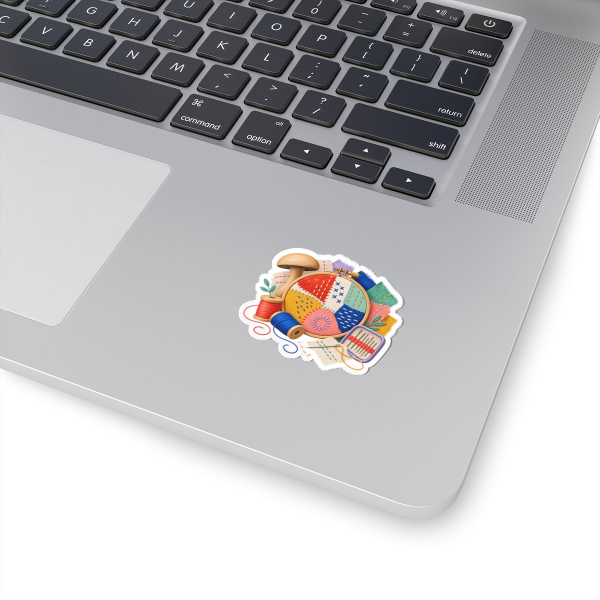 Colorful Visible Mending Workshop Sticker