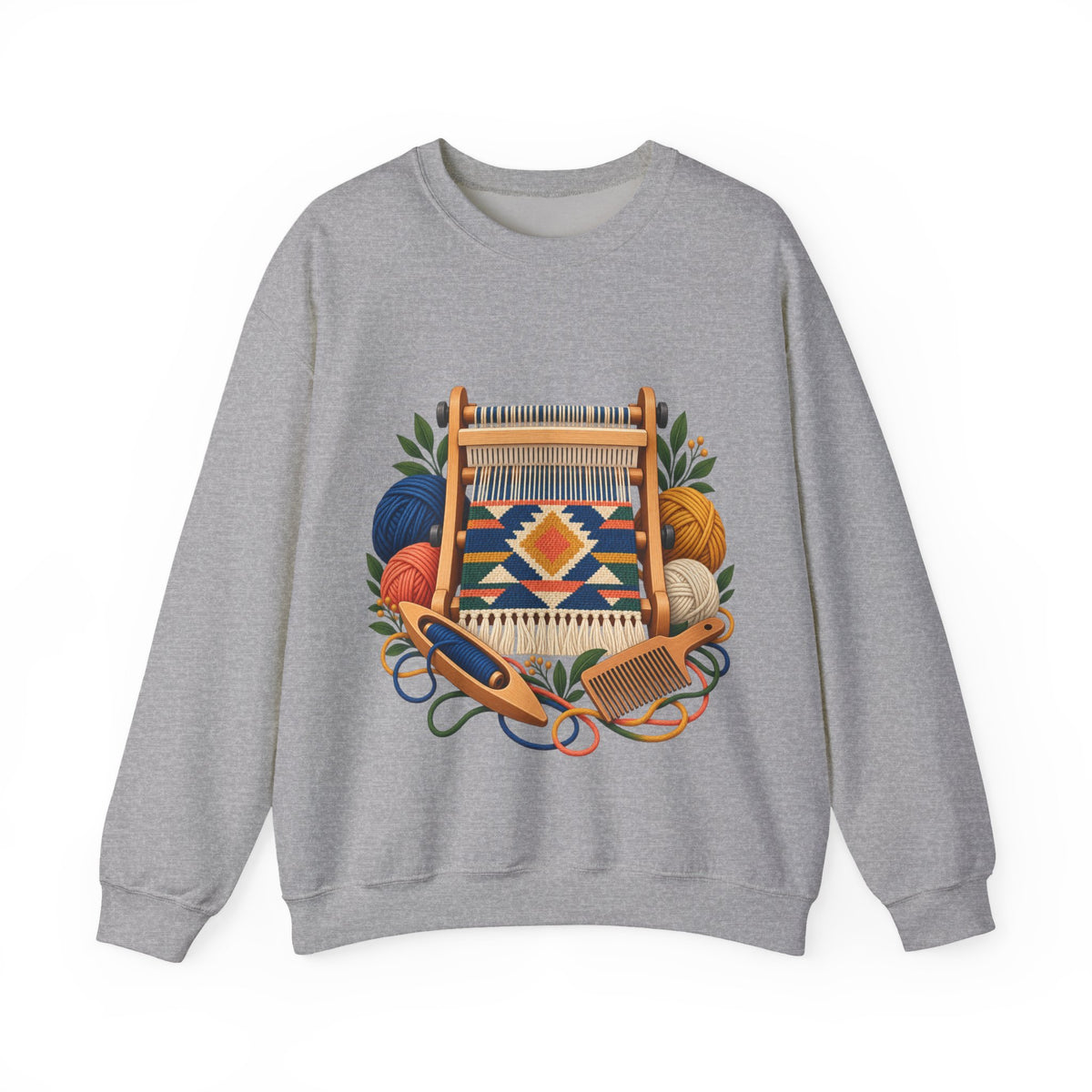 Geometric Hand Weaving Workshop Sweatshirt