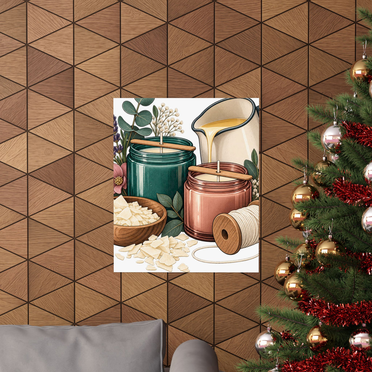 Artisan Candle Making Workshop Poster