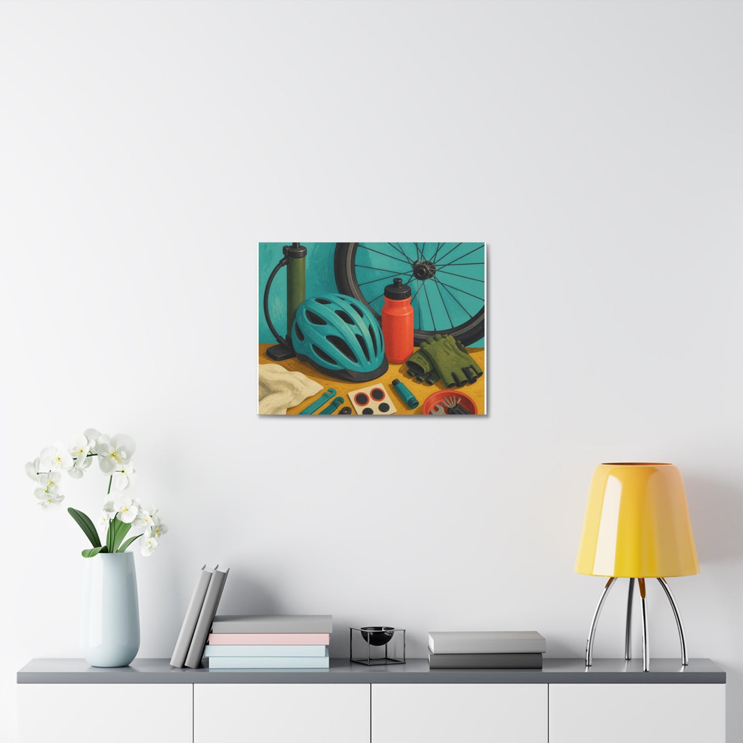 Everyday Bicycle Workshop Art Canvas Art