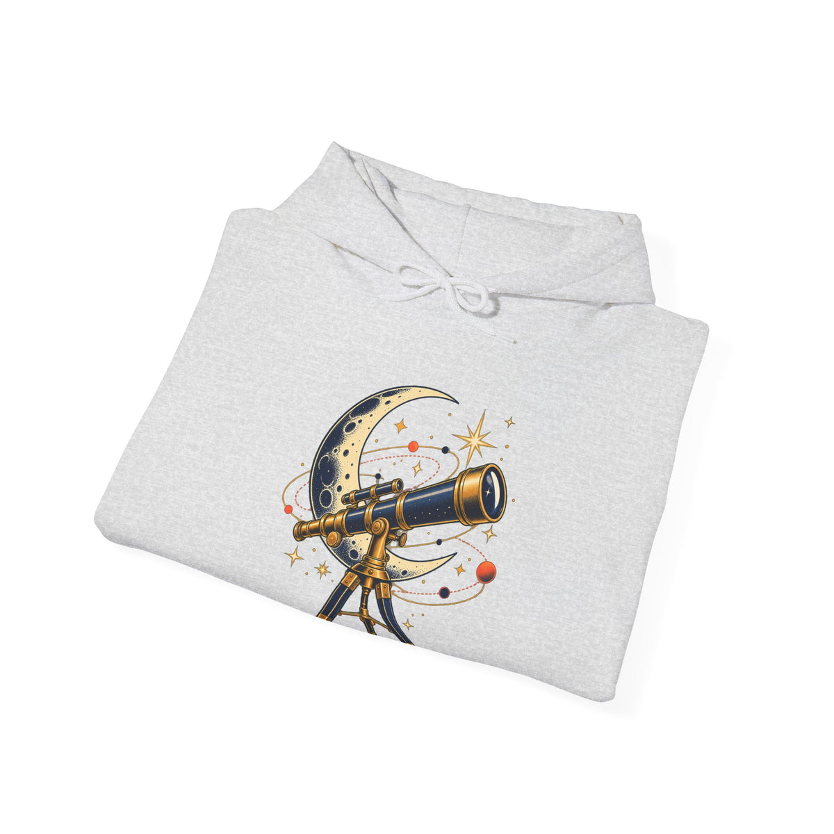 Vintage Telescope Celestial Astronomy Hoodie