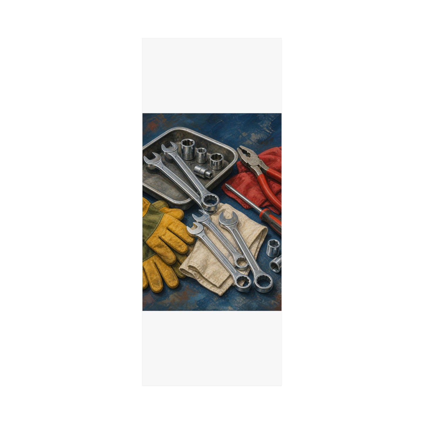 Classic Mechanic Hand Tools Art Poster