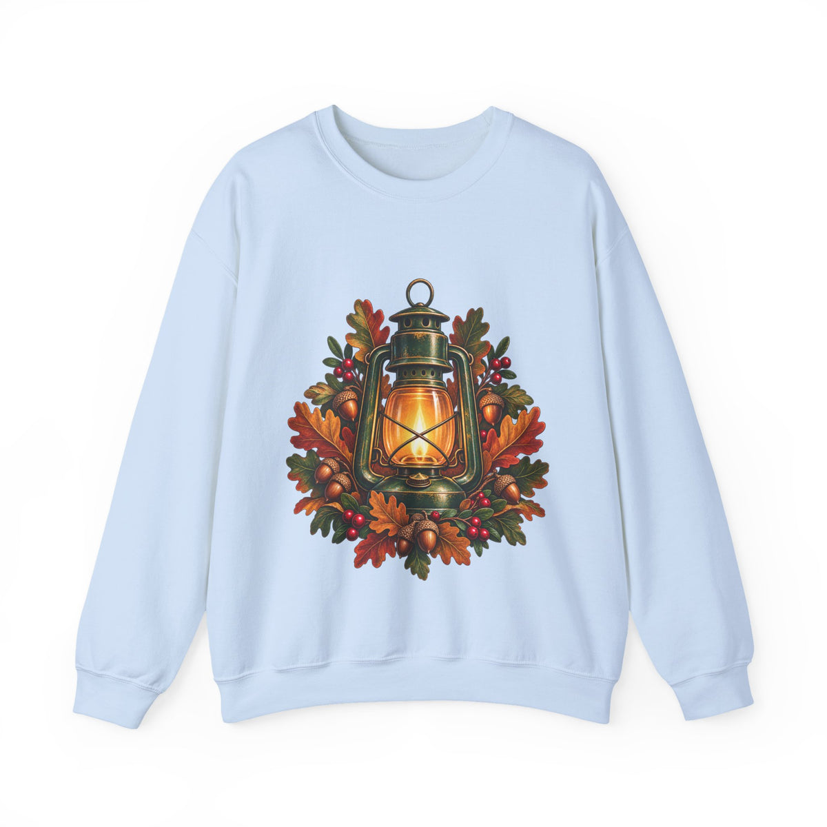 Autumn Oak Lantern and Acorns Sweatshirt