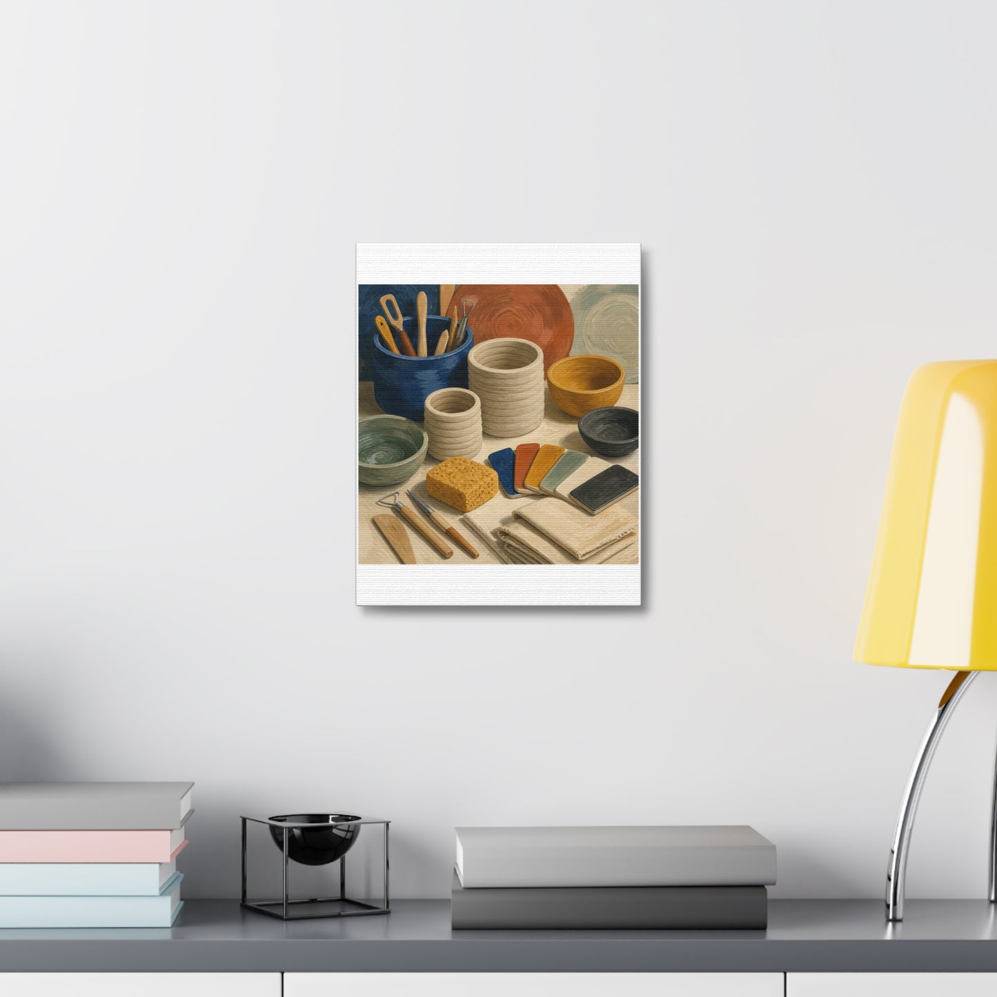 Handbuilt Ceramics Studio Art Canvas Art