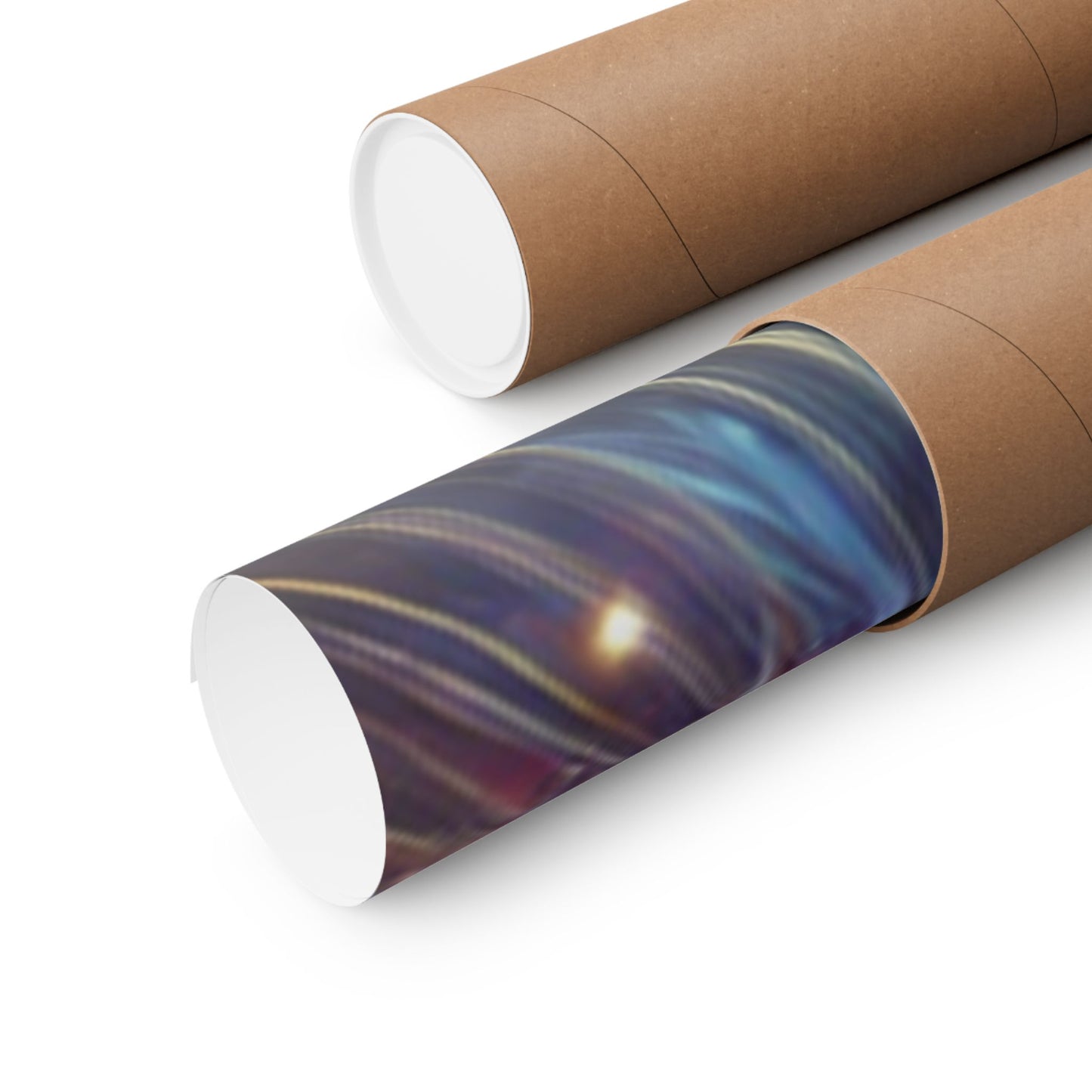 Cosmic Starburst Energy Abstract Space Poster Wall Art Decor