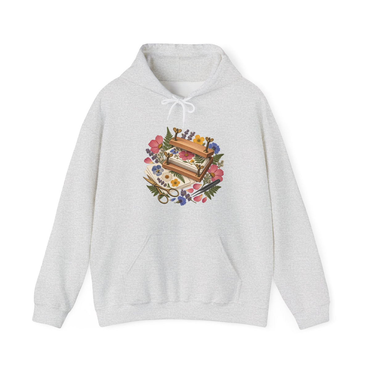 Botanical Flower Press Workshop Hoodie