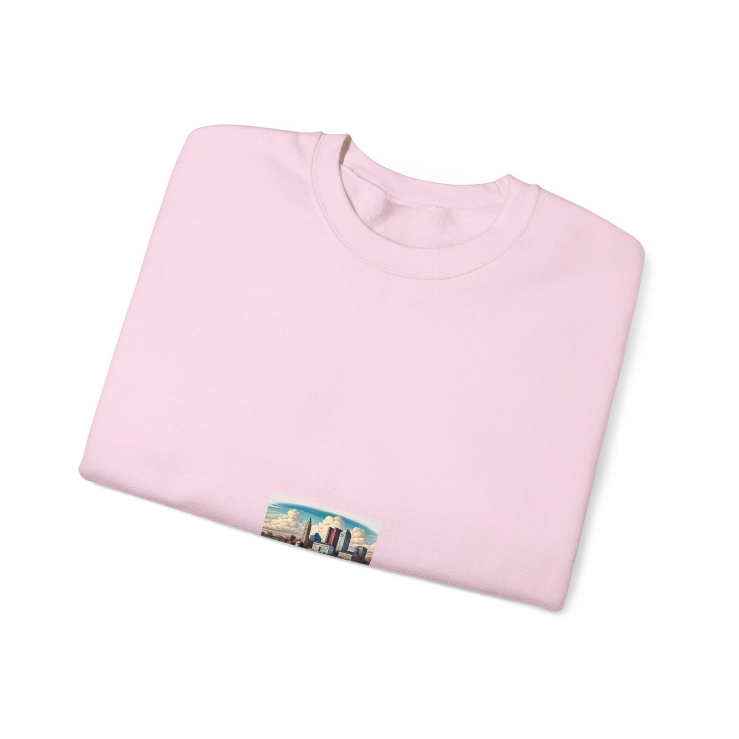 Rural River City Skyline Hometown Landscape Sweatshirt