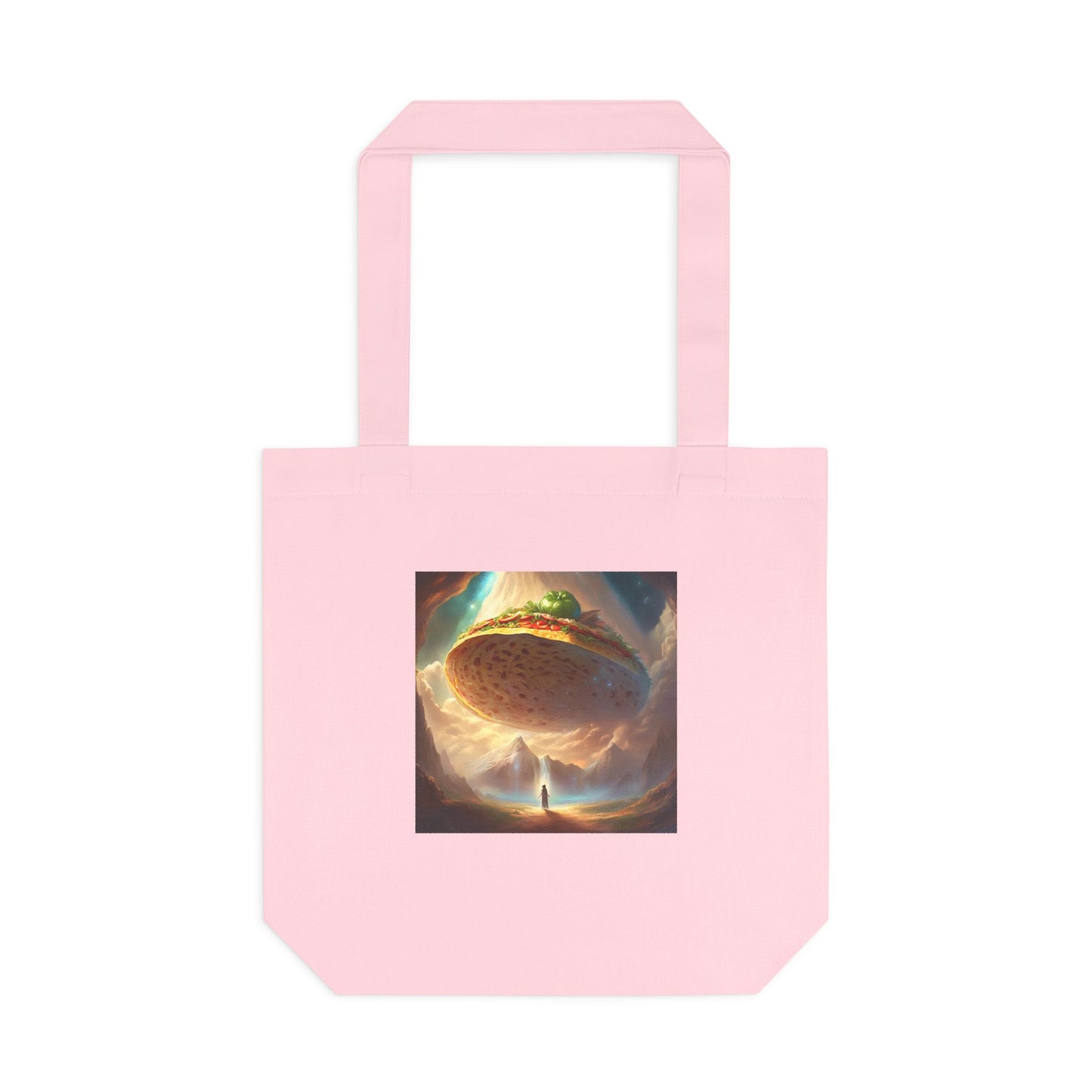 Cosmic Taco UFO Surreal Food Fantasy Art Tote Bag