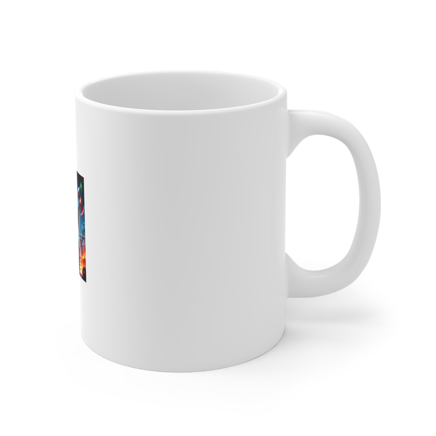 Heavy Metal Santa Holiday Concert Rock Coffee Mug