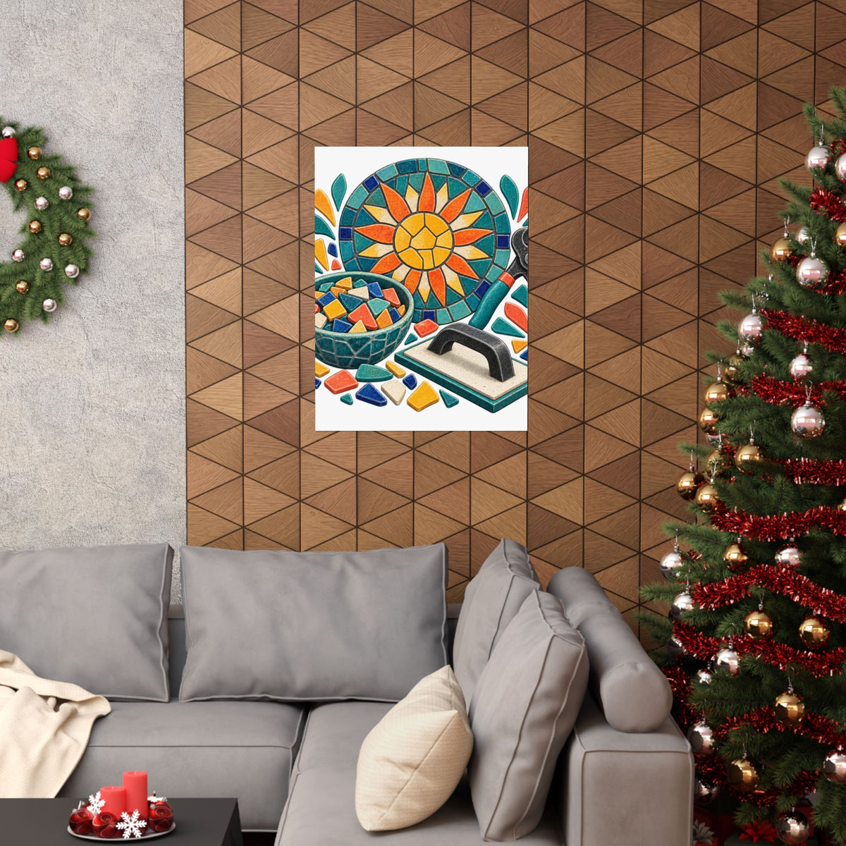 Sunburst Mosaic Making Workshop Poster