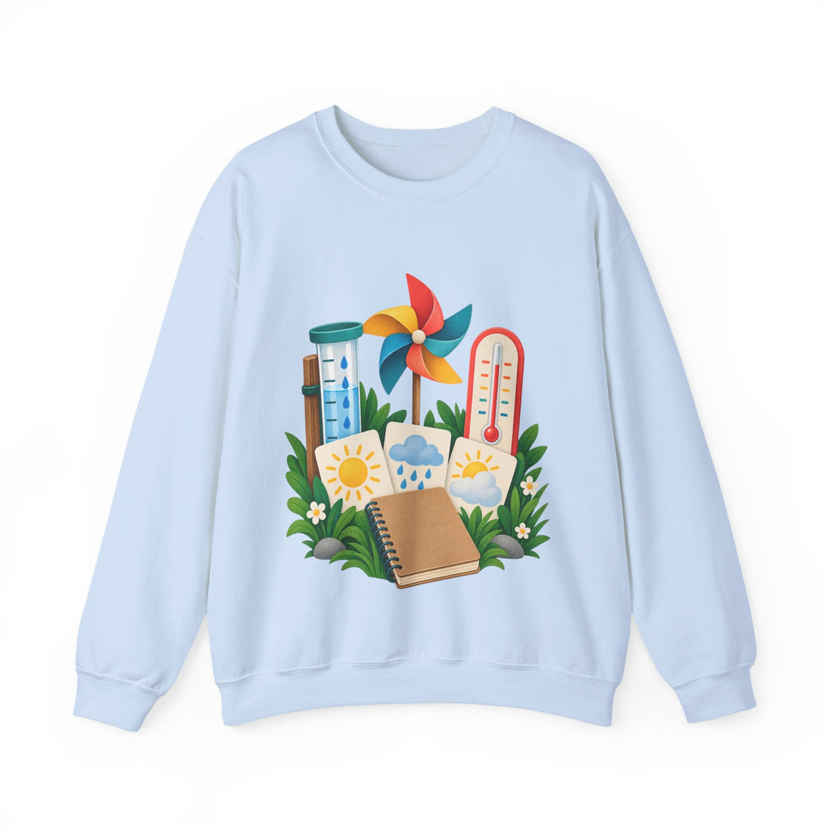 Colorful Backyard Weather Watching Kit Sweatshirt