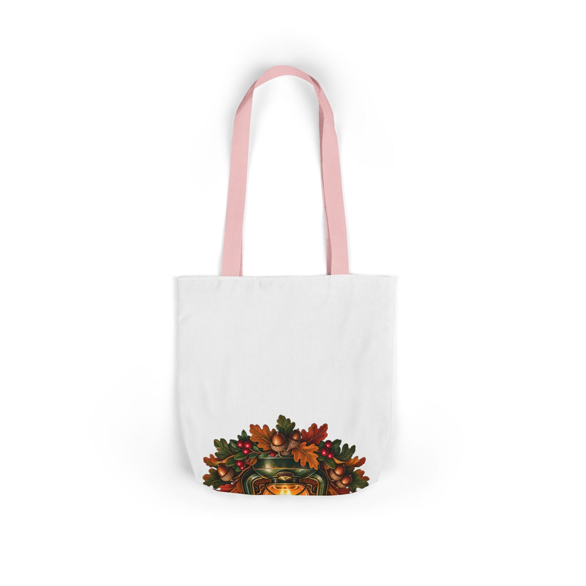 Autumn Oak Lantern and Acorns Tote Bag