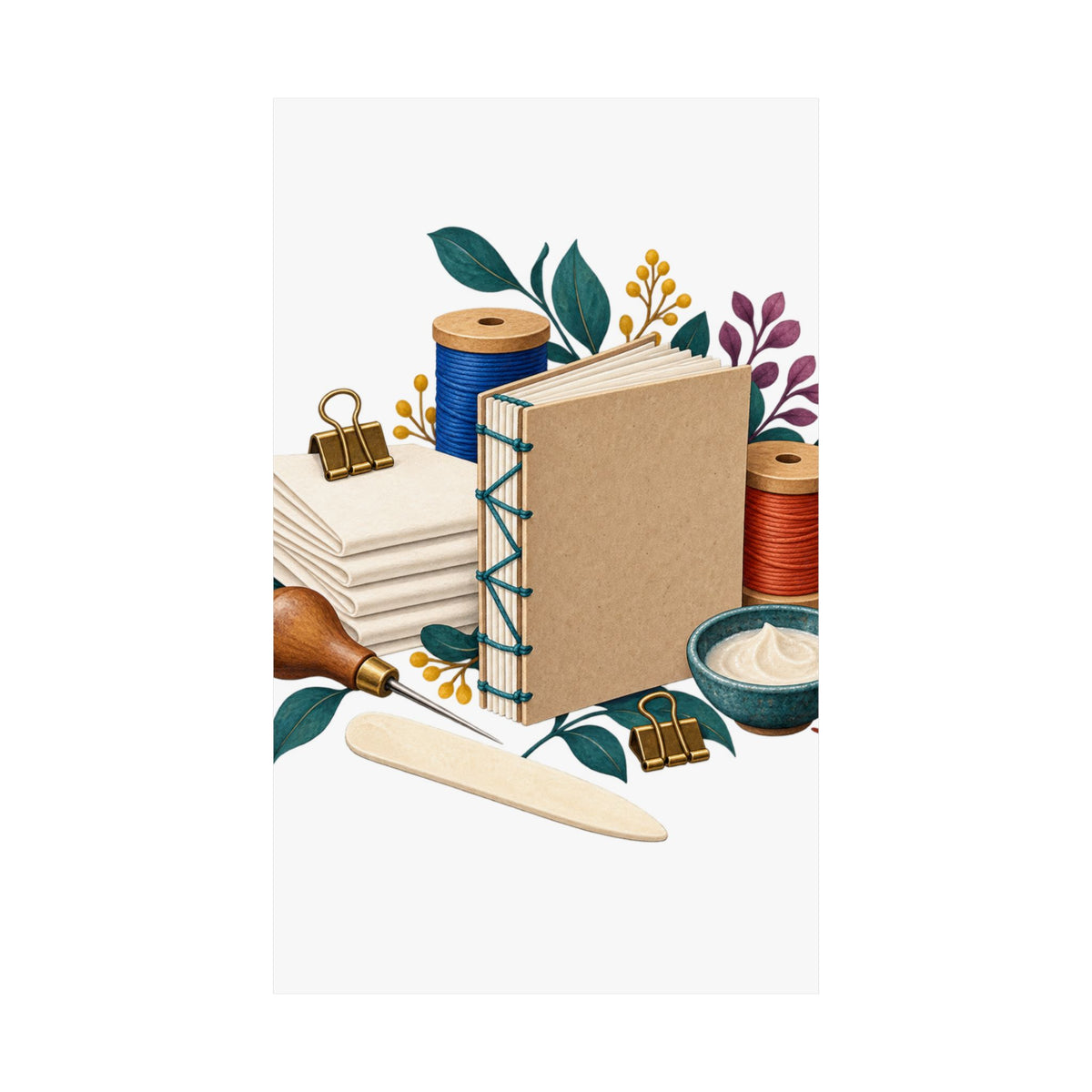 Hand Bookbinding Workshop Poster