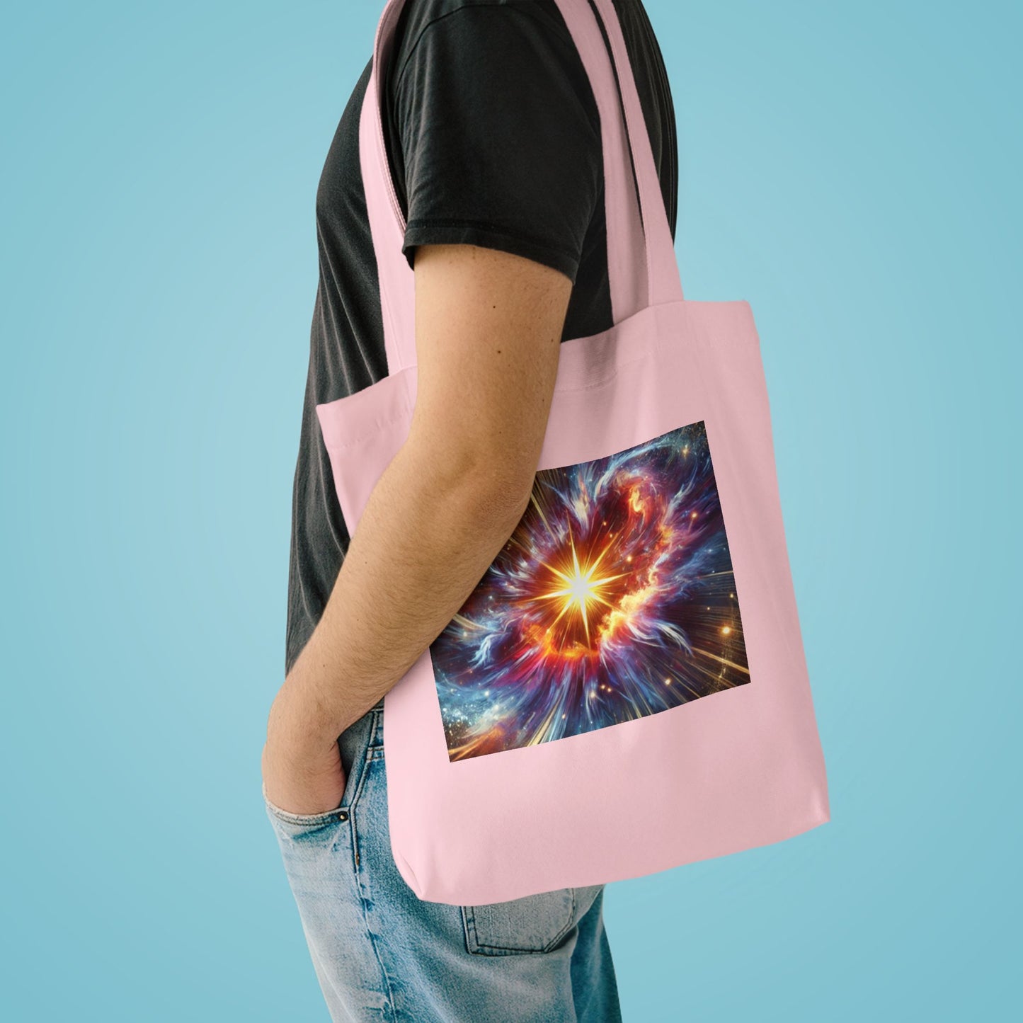 Cosmic Starburst Energy Abstract Space Tote Bag Astronomy Gift