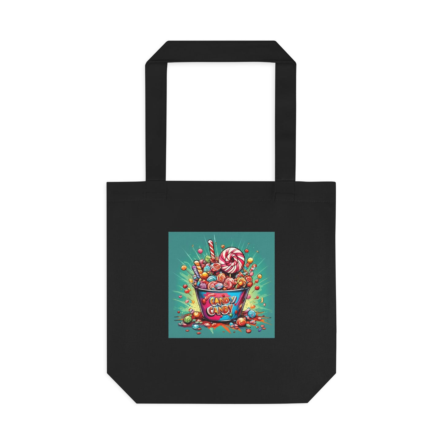 Holiday Candy Bucket Sweets Gift Art Tote Bag