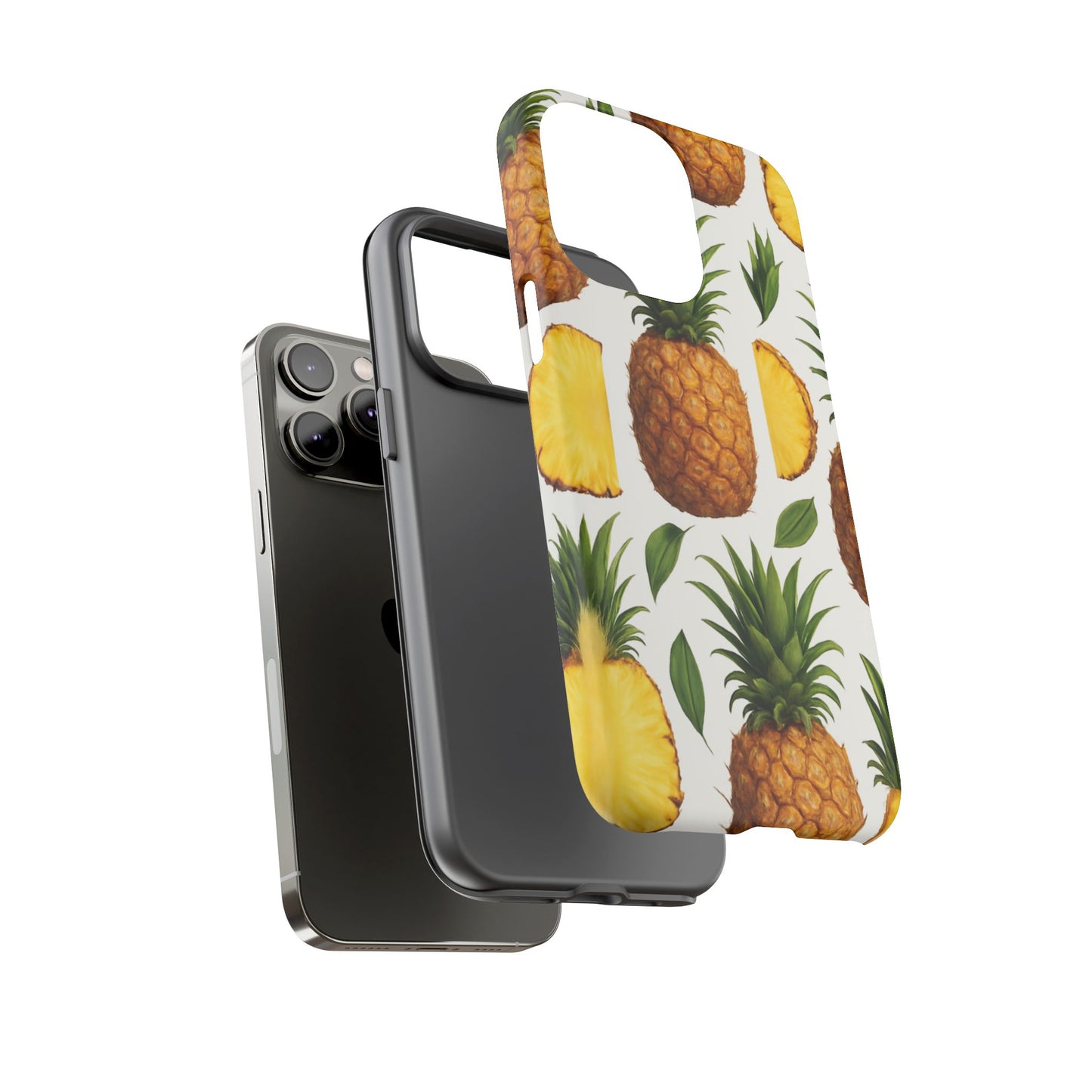 Pineapple Phone Case - Tough Cases, Tropical Phone Cover, Summer Vibe Accessories, Cute Pineapple Design, Fun Gift for Fruit Lovers