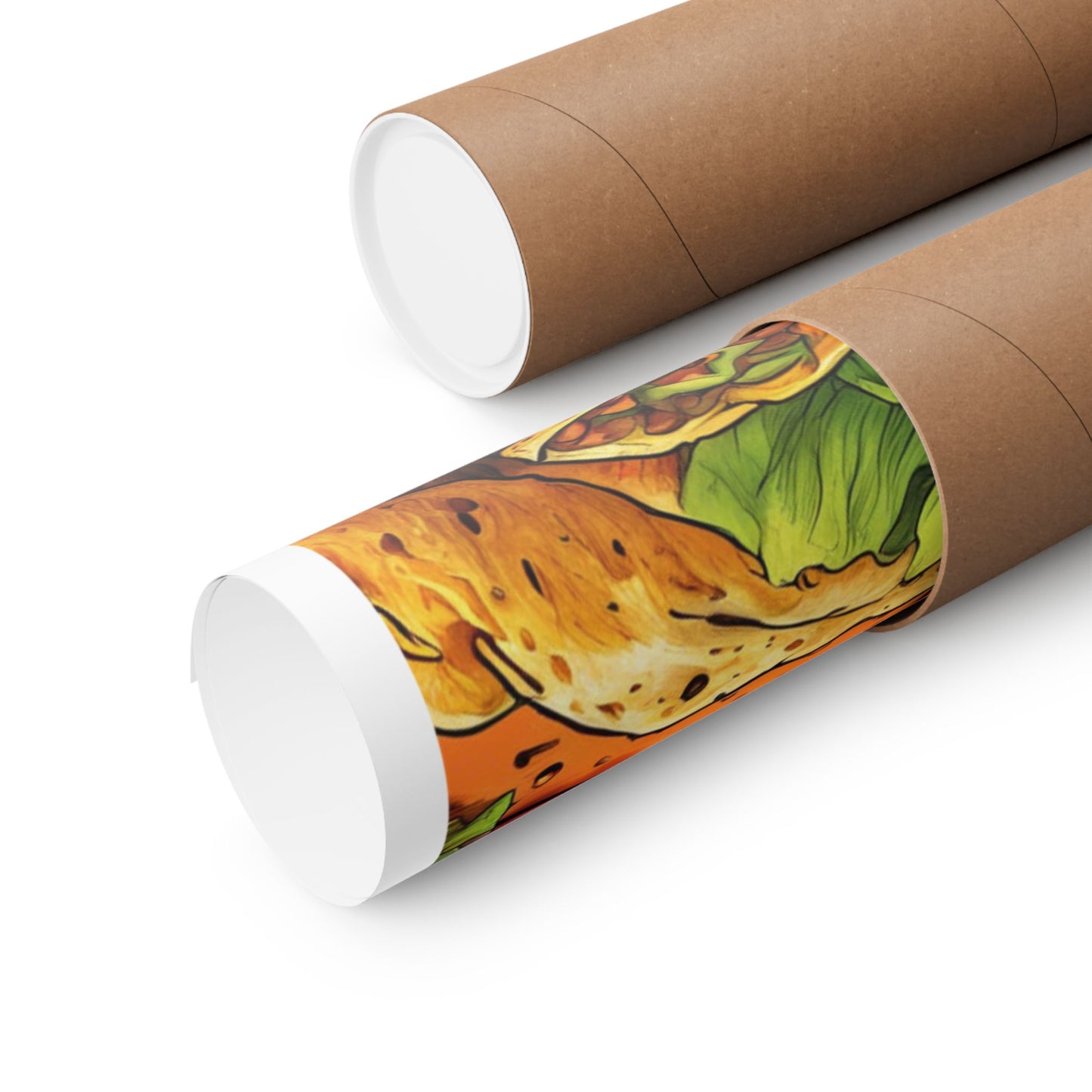 Stacked Taco Fiesta Foodie Gift Art Poster