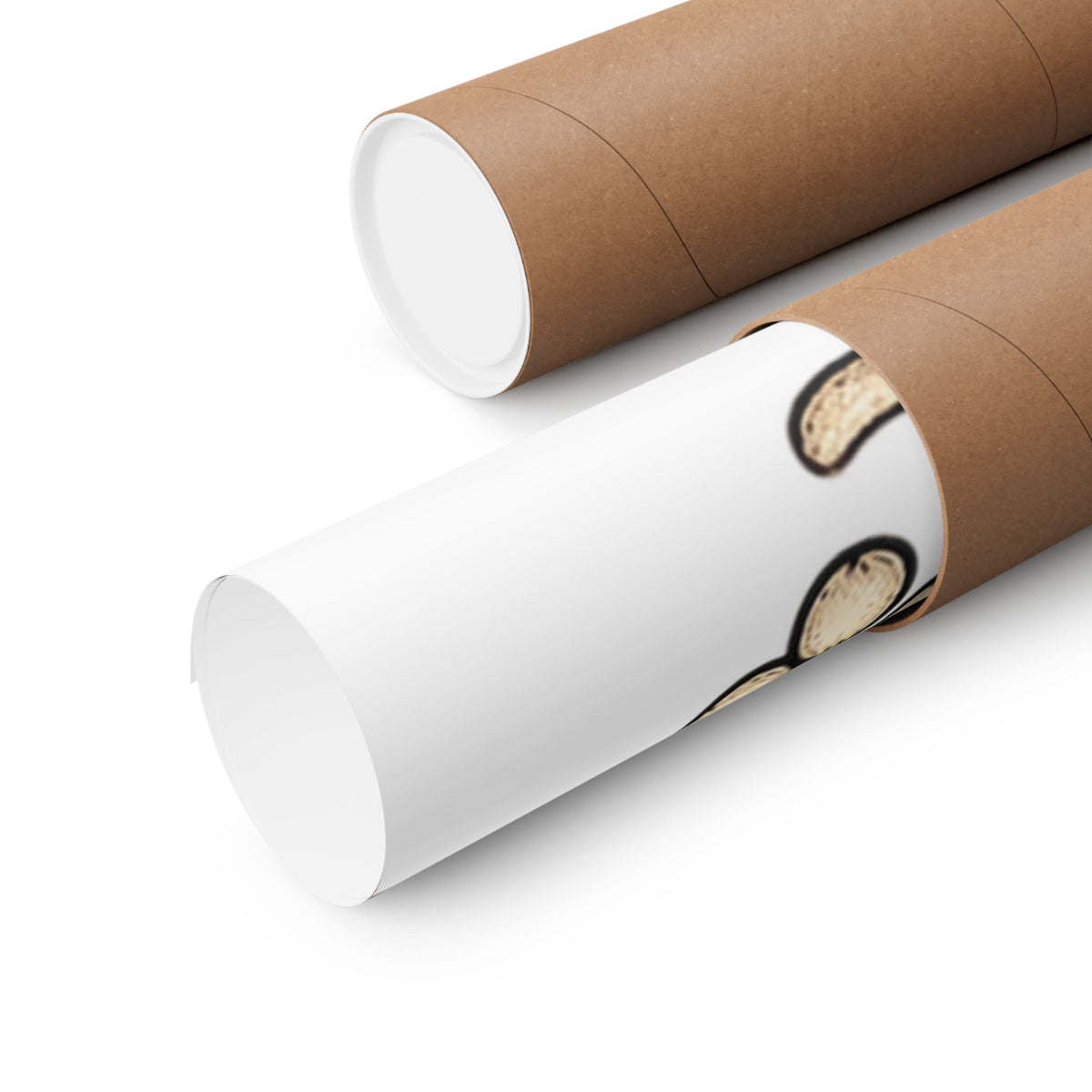 Retro Yarn and Knitting Botanical Art Poster