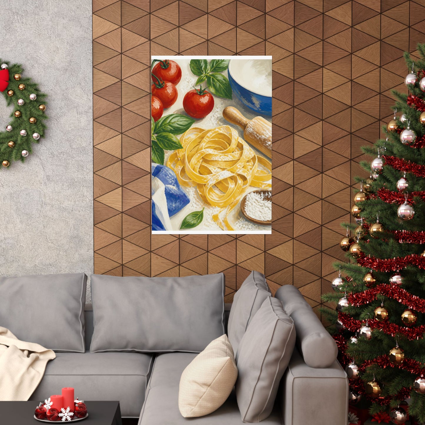 Fresh Pasta Making Kitchen Art Poster