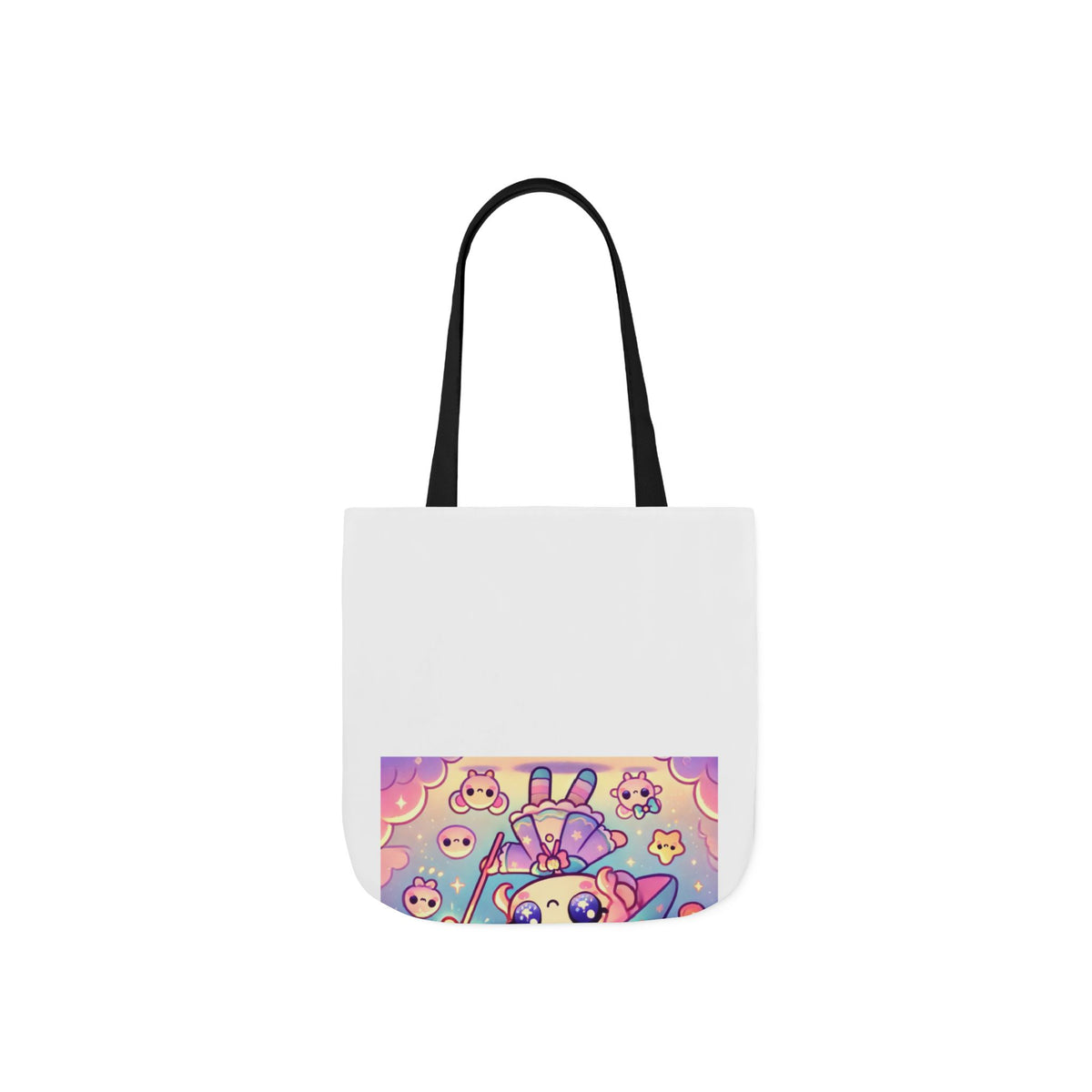 Kawaii Moon Wand Pastel Fantasy Art Canvas Tote Bag