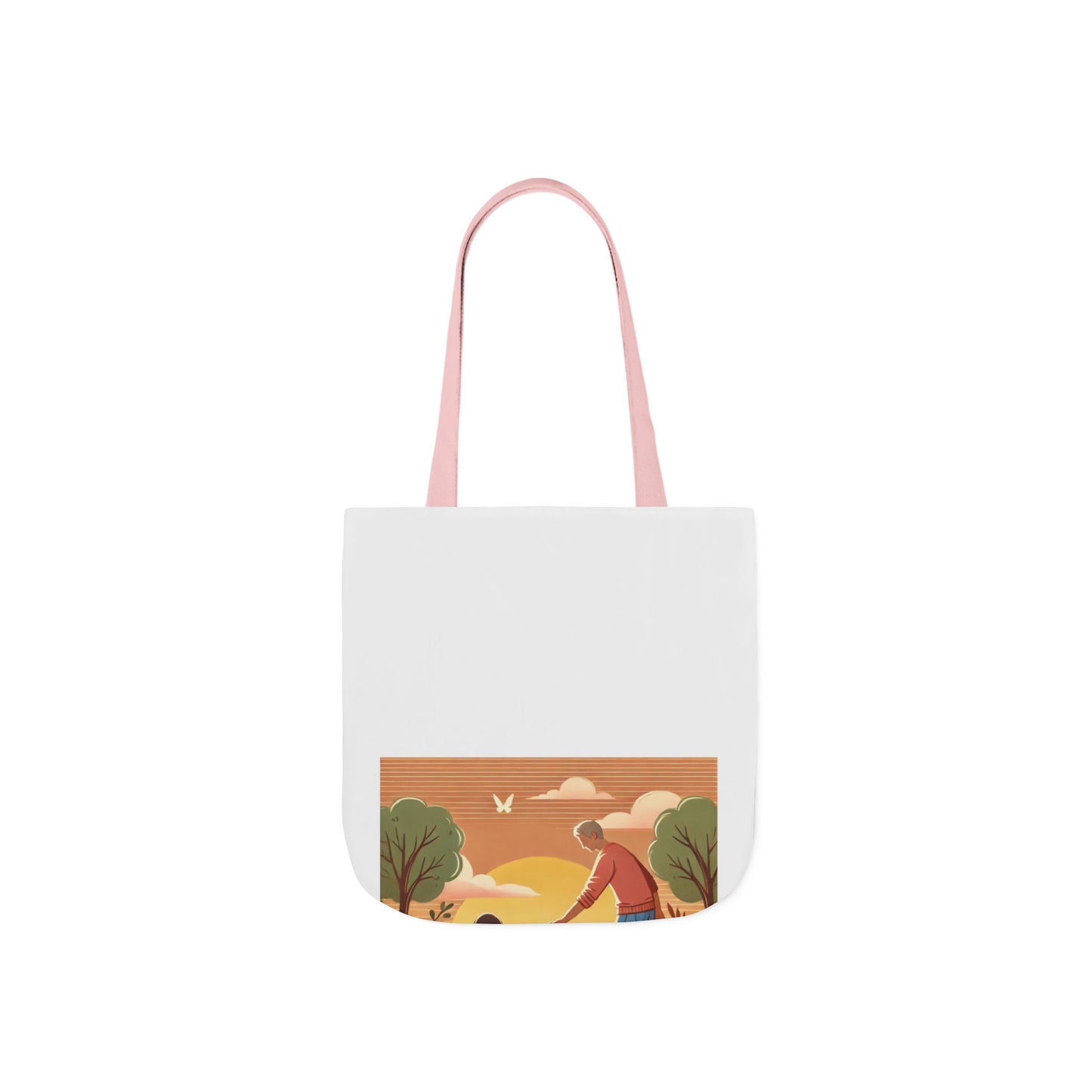 Helping Hands Sunset Garden Canvas Tote Bag