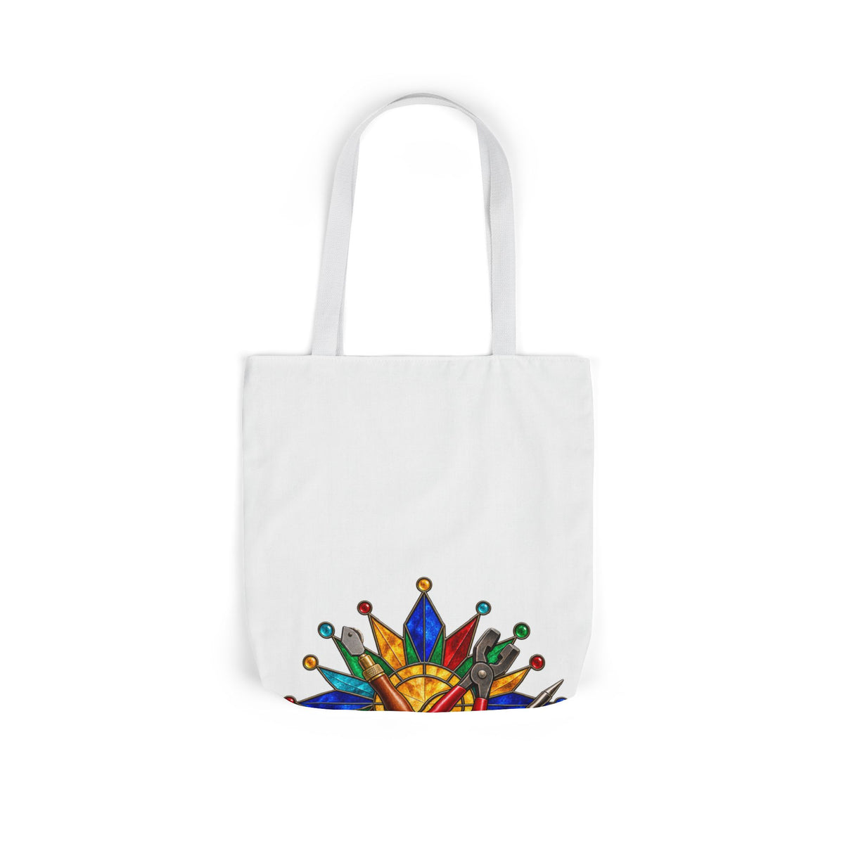 Stained Glass Workshop Tools Tote Bag