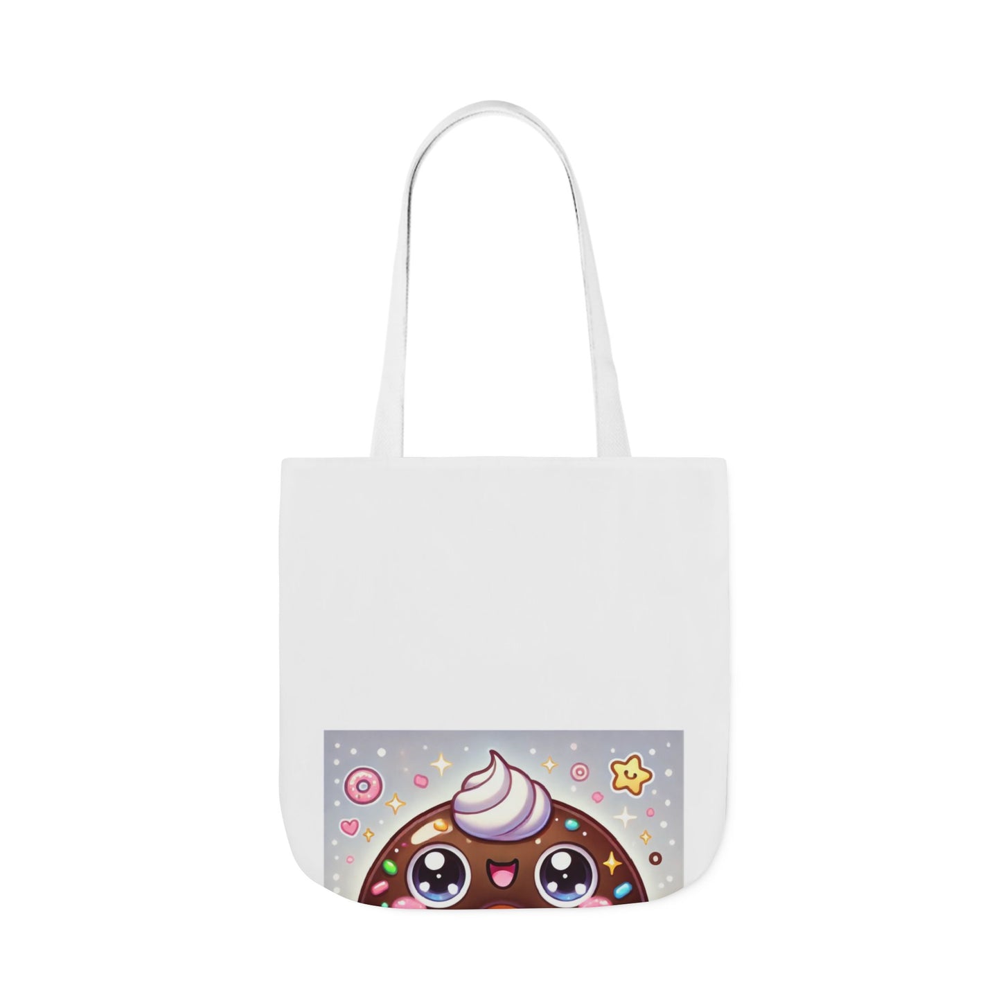 Kawaii Chocolate Donut Cute Dessert Art Tote Bag