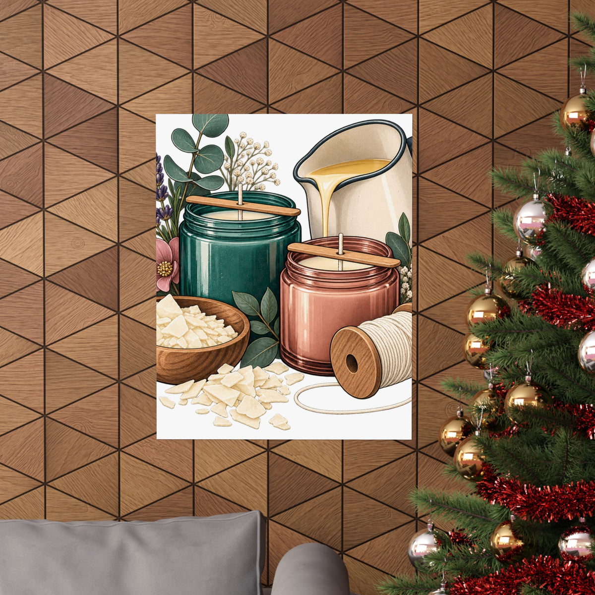 Artisan Candle Making Workshop Poster