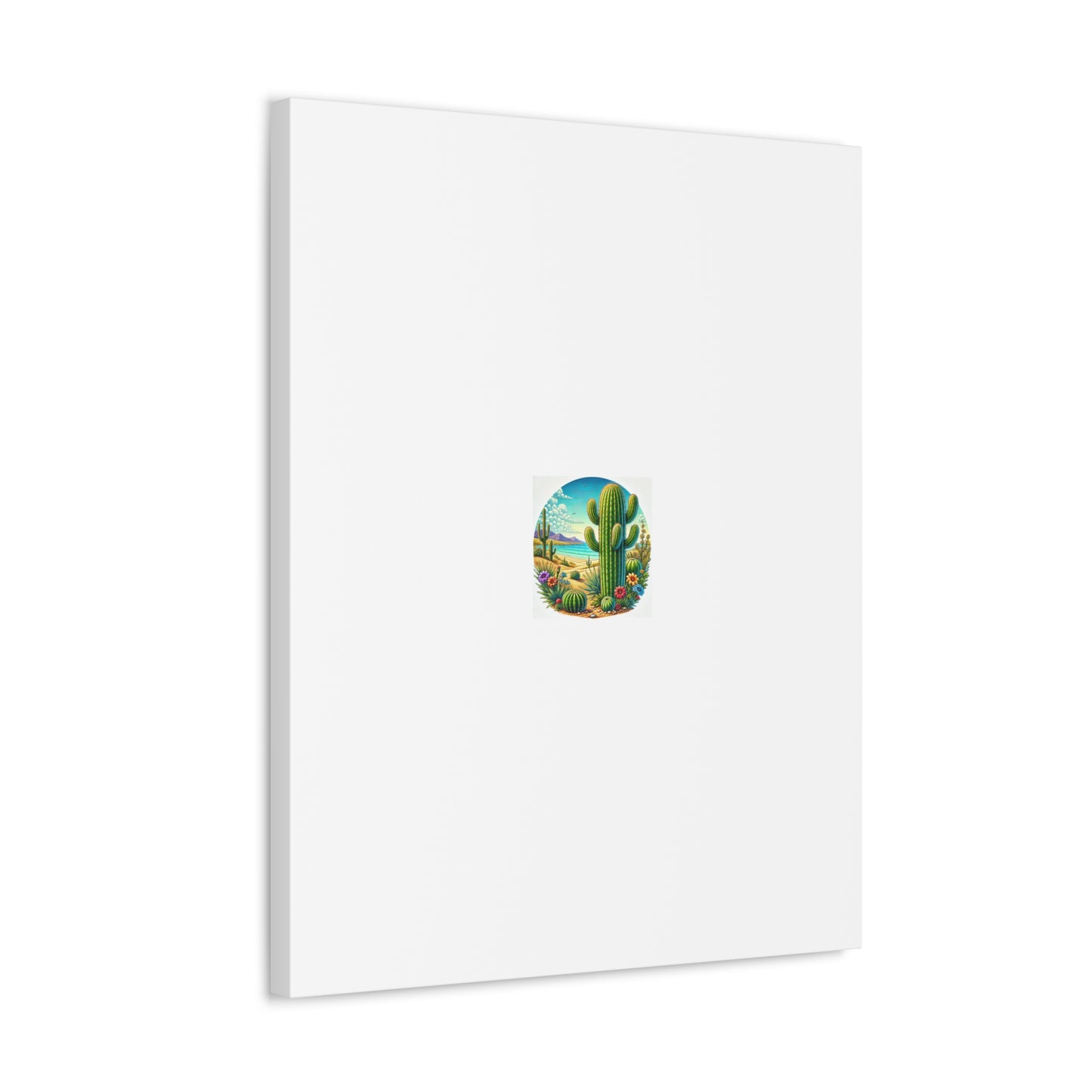Desert Cactus Bloom Garden Canvas Botanical Desert Wall Art Gift