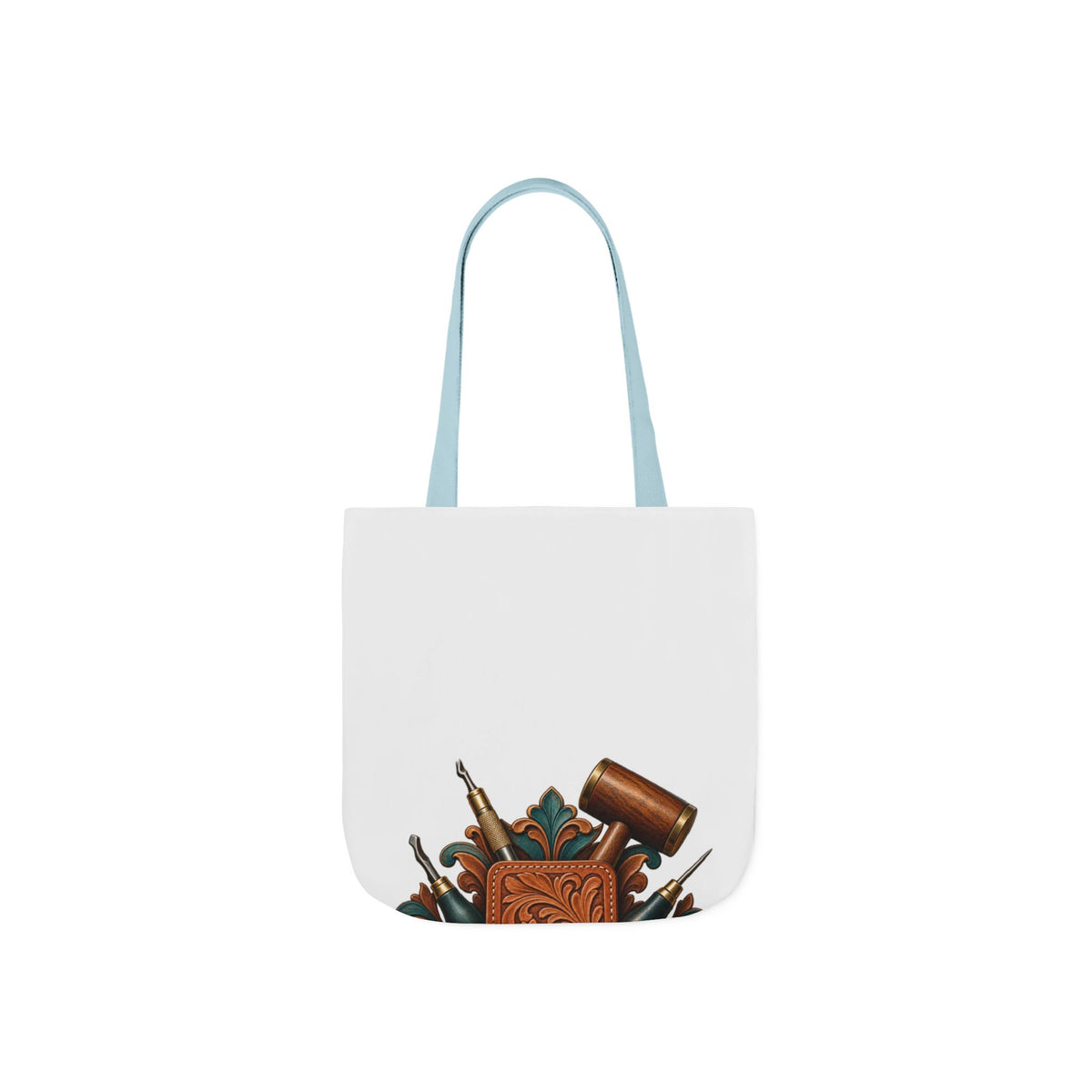 Traditional Leather Tooling Workshop Tote Bag
