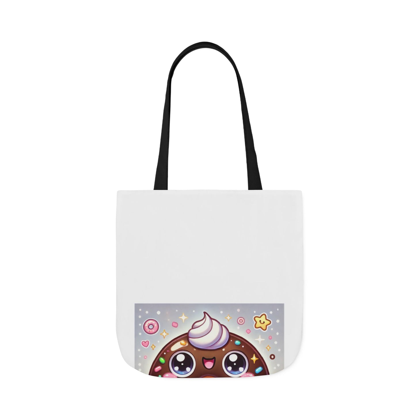 Kawaii Chocolate Donut Cute Dessert Art Tote Bag