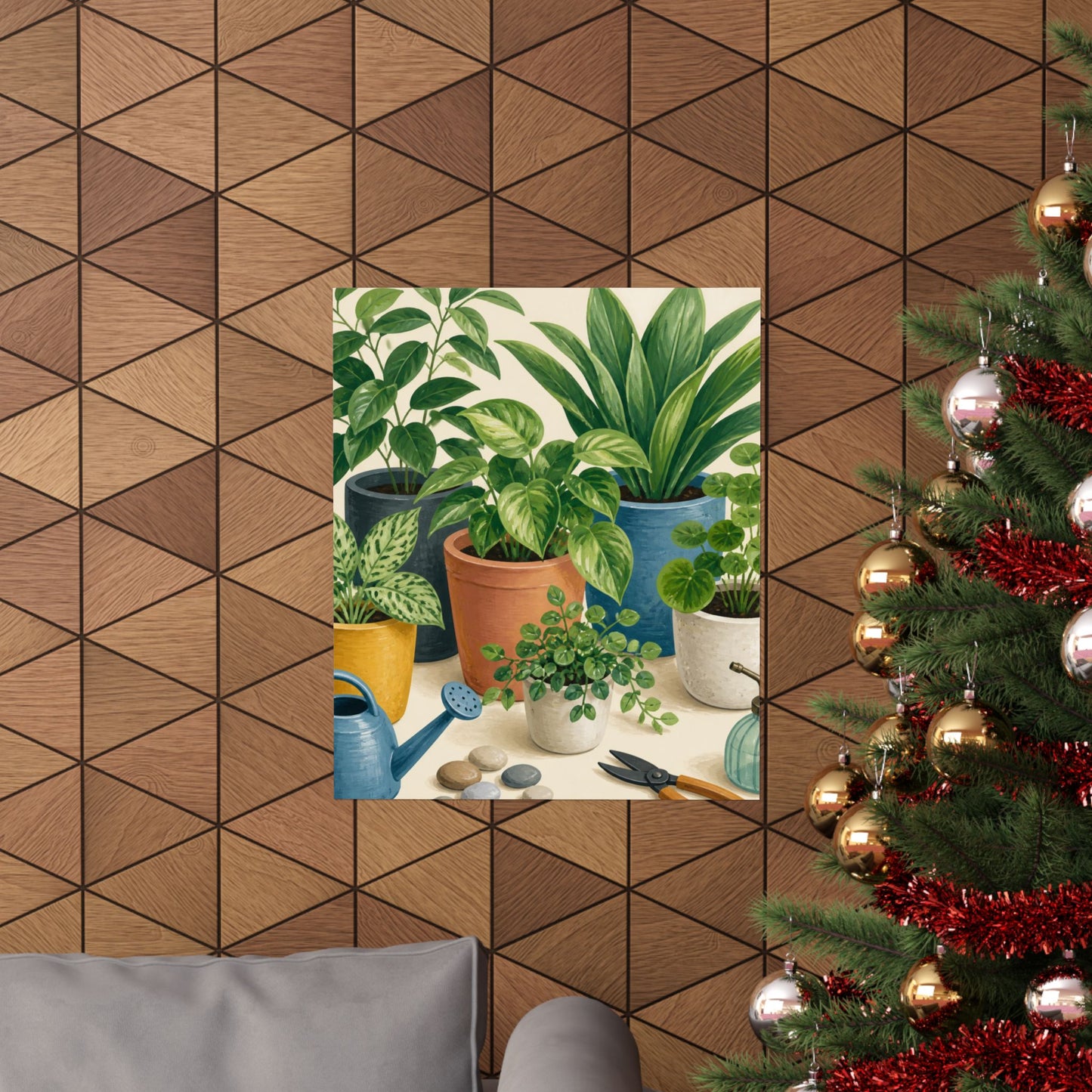 Calm Indoor Houseplant Collection Art Poster
