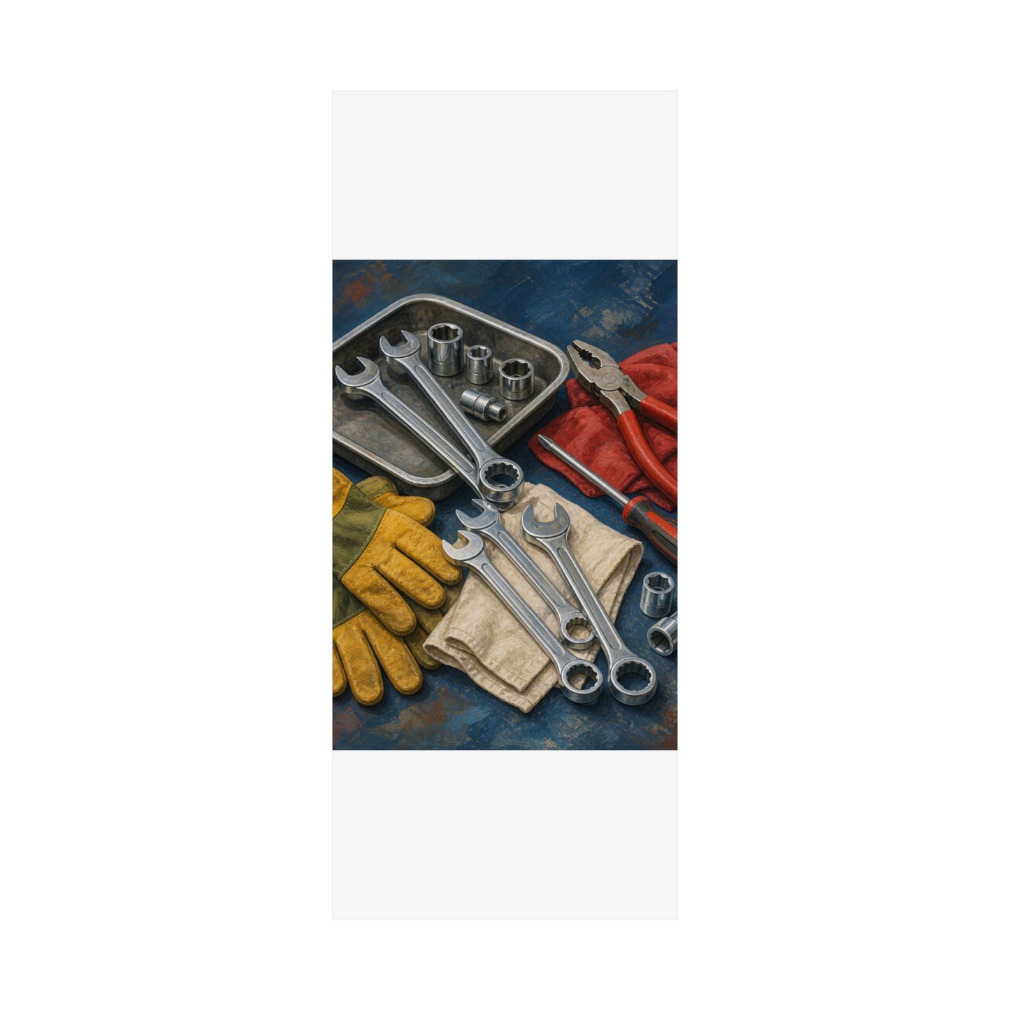 Classic Mechanic Hand Tools Art Poster