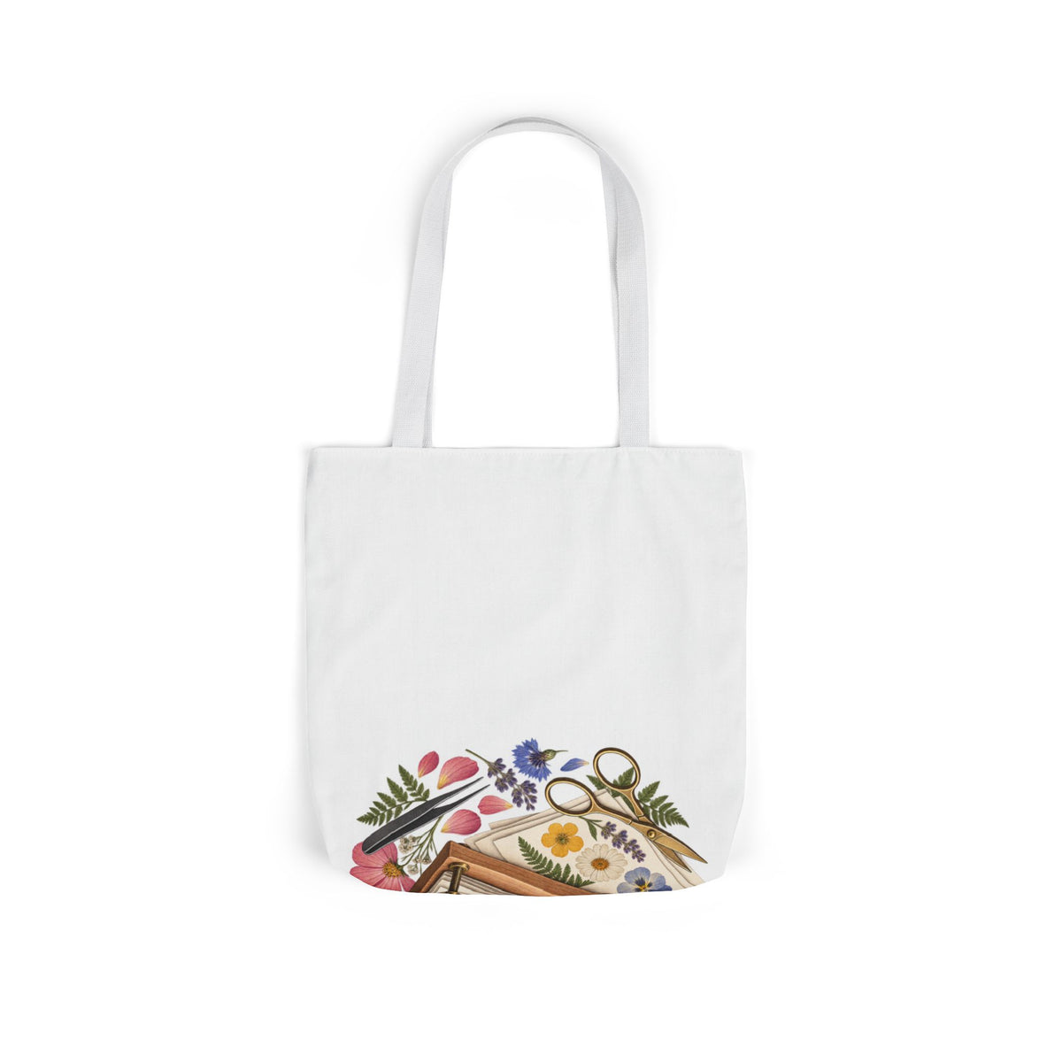 Botanical Flower Press Workshop Tote Bag