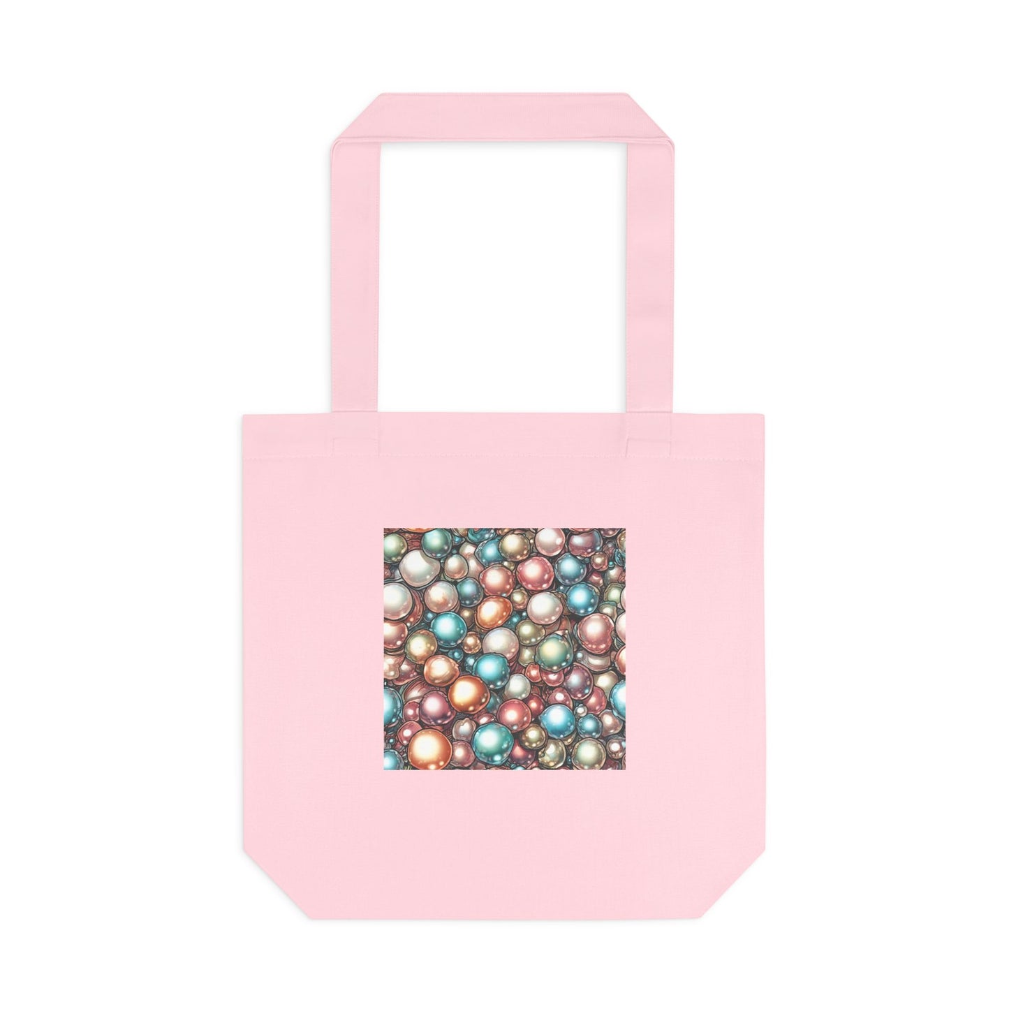 Rainbow Pearl Marble Abstract Gift Art Tote Bag