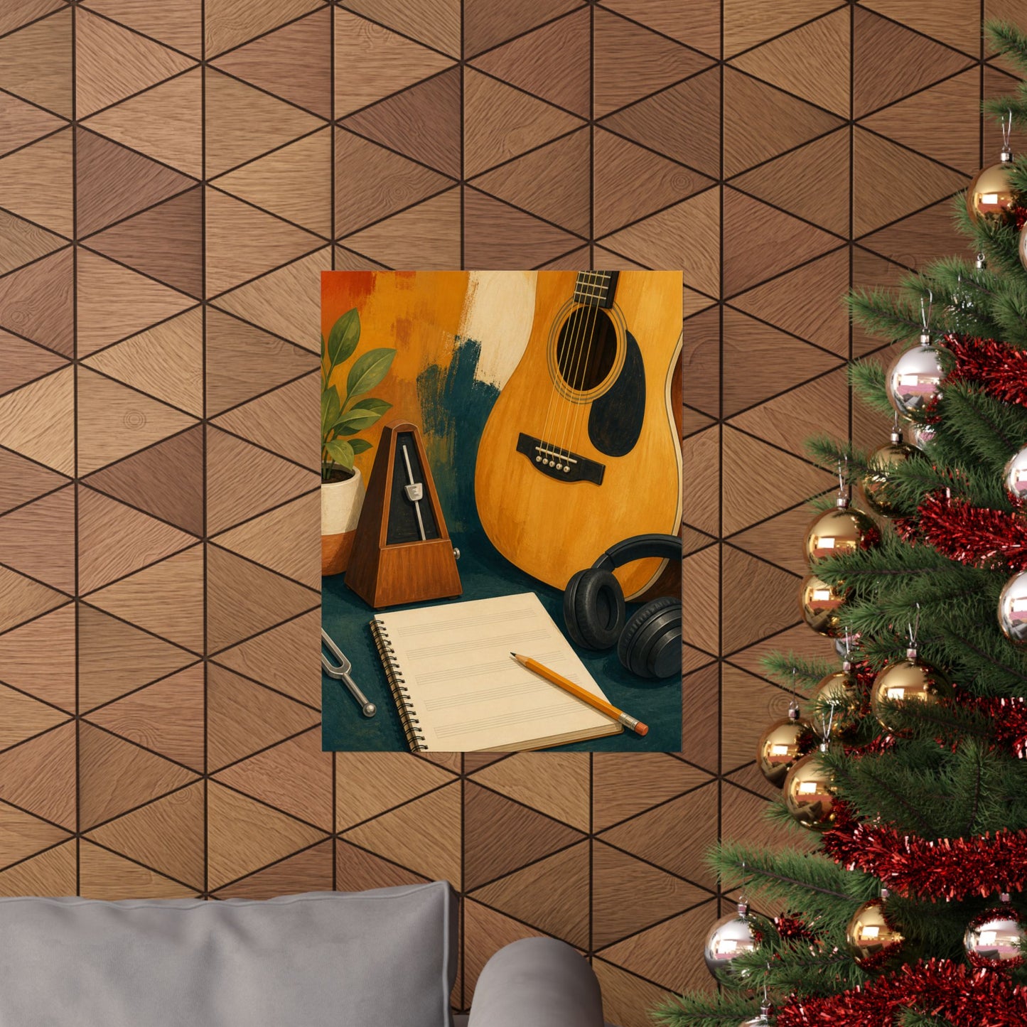 Warm Music Practice Hobby Poster