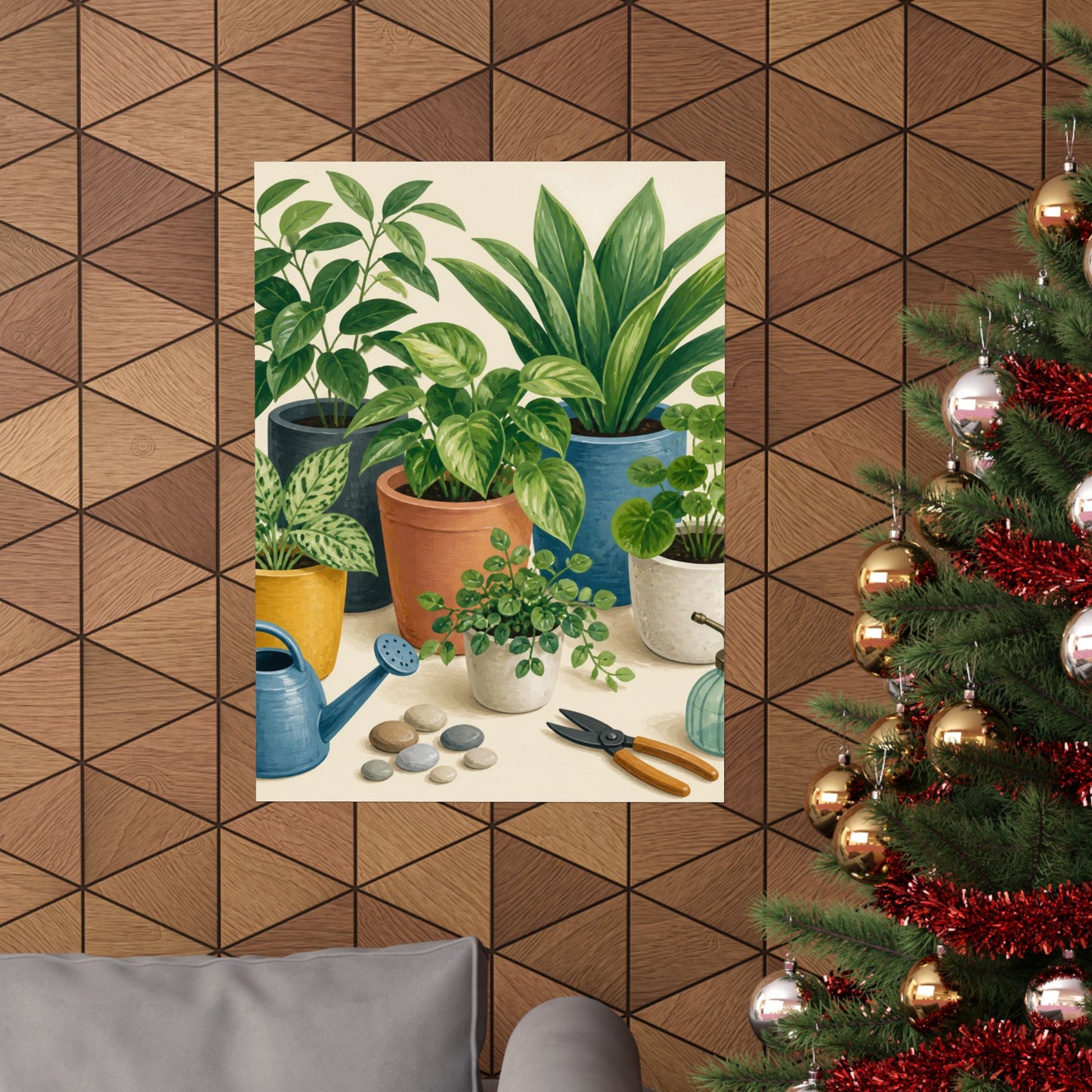 Calm Indoor Houseplant Collection Art Poster