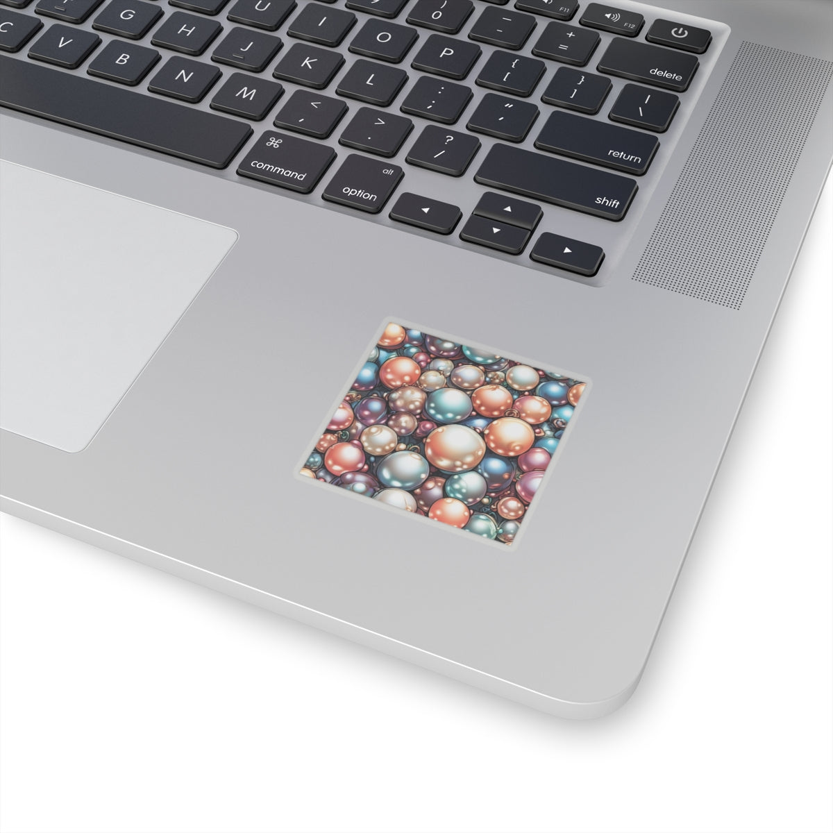 Glossy Orb Marble Abstract Gift Art Sticker
