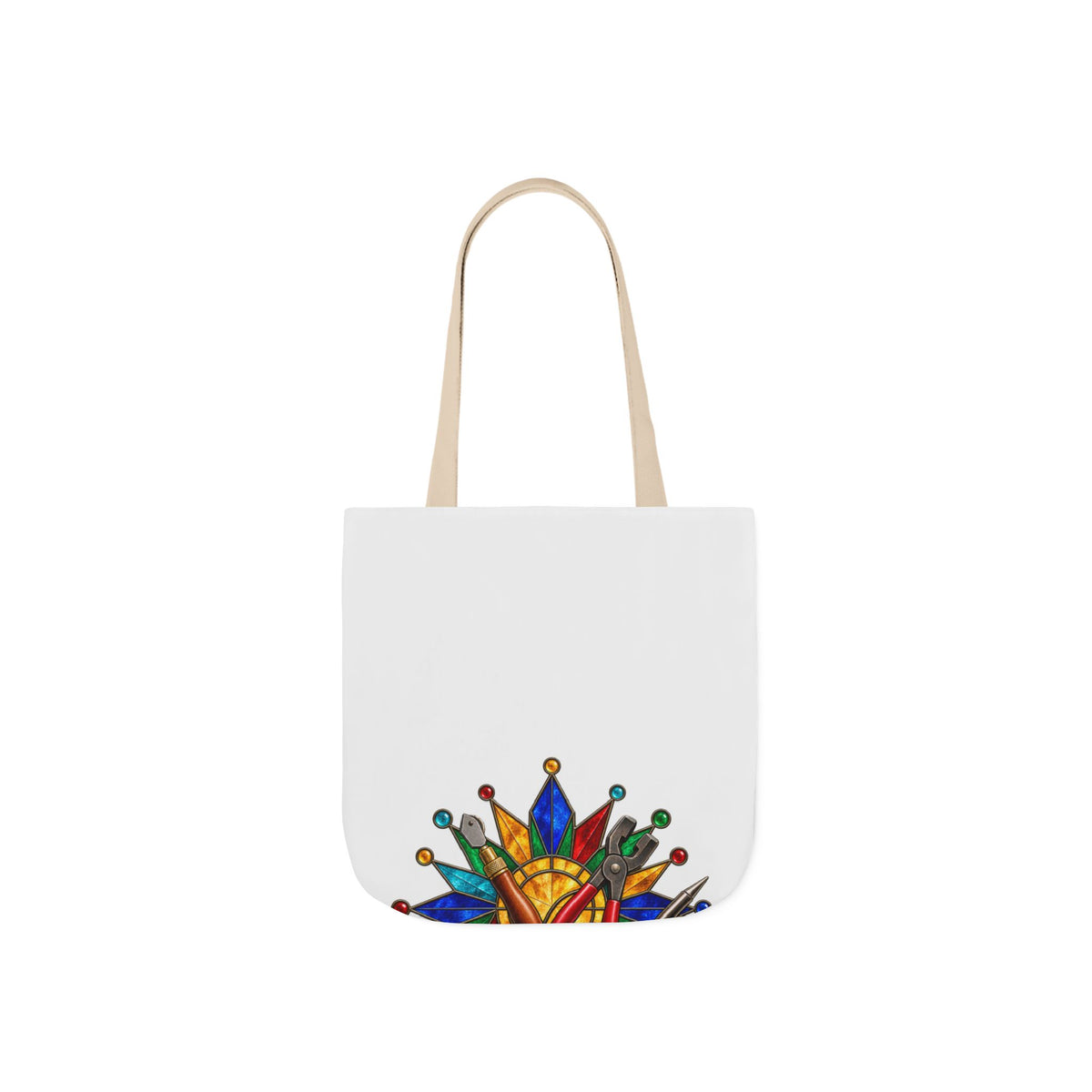 Stained Glass Workshop Tools Tote Bag
