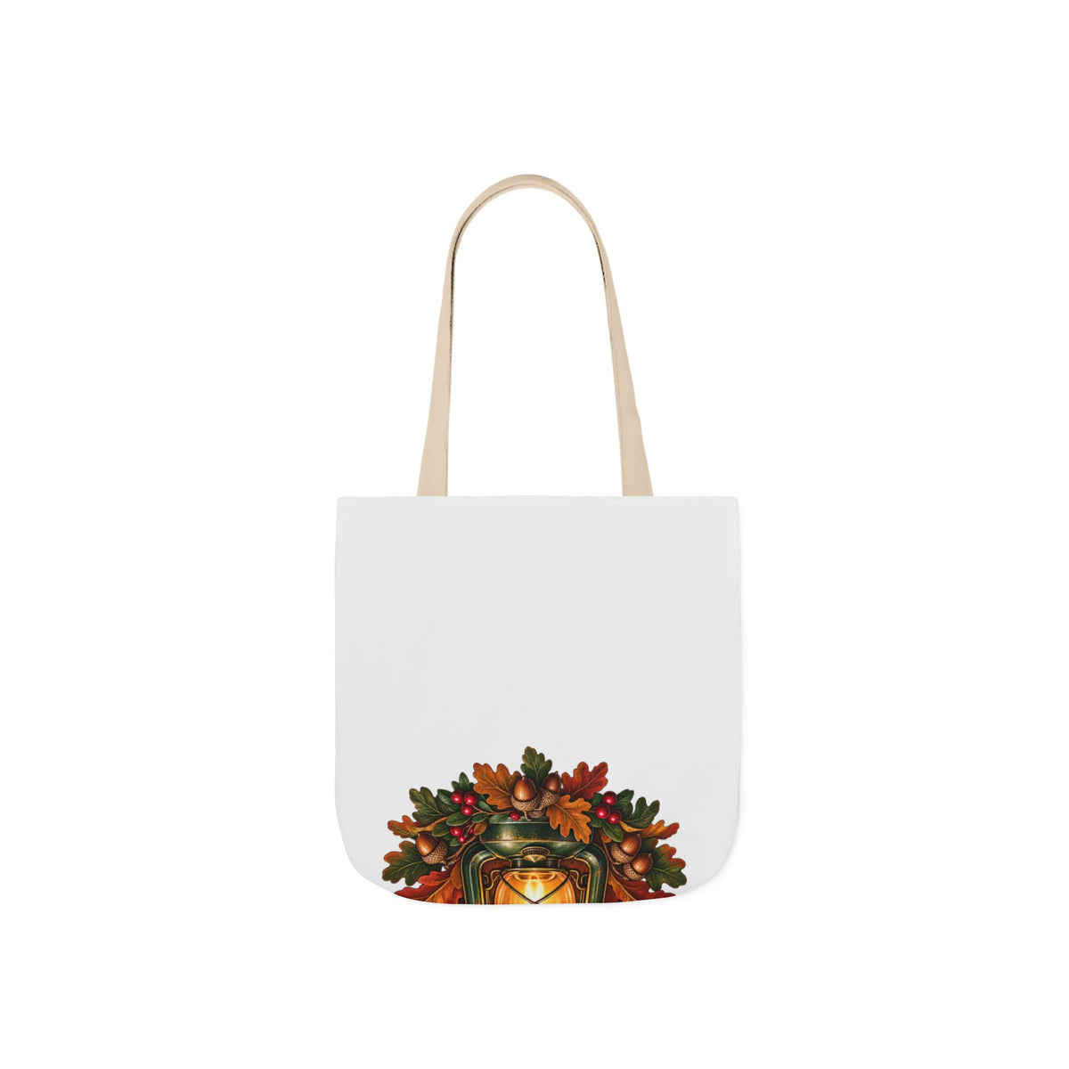 Autumn Oak Lantern and Acorns Tote Bag
