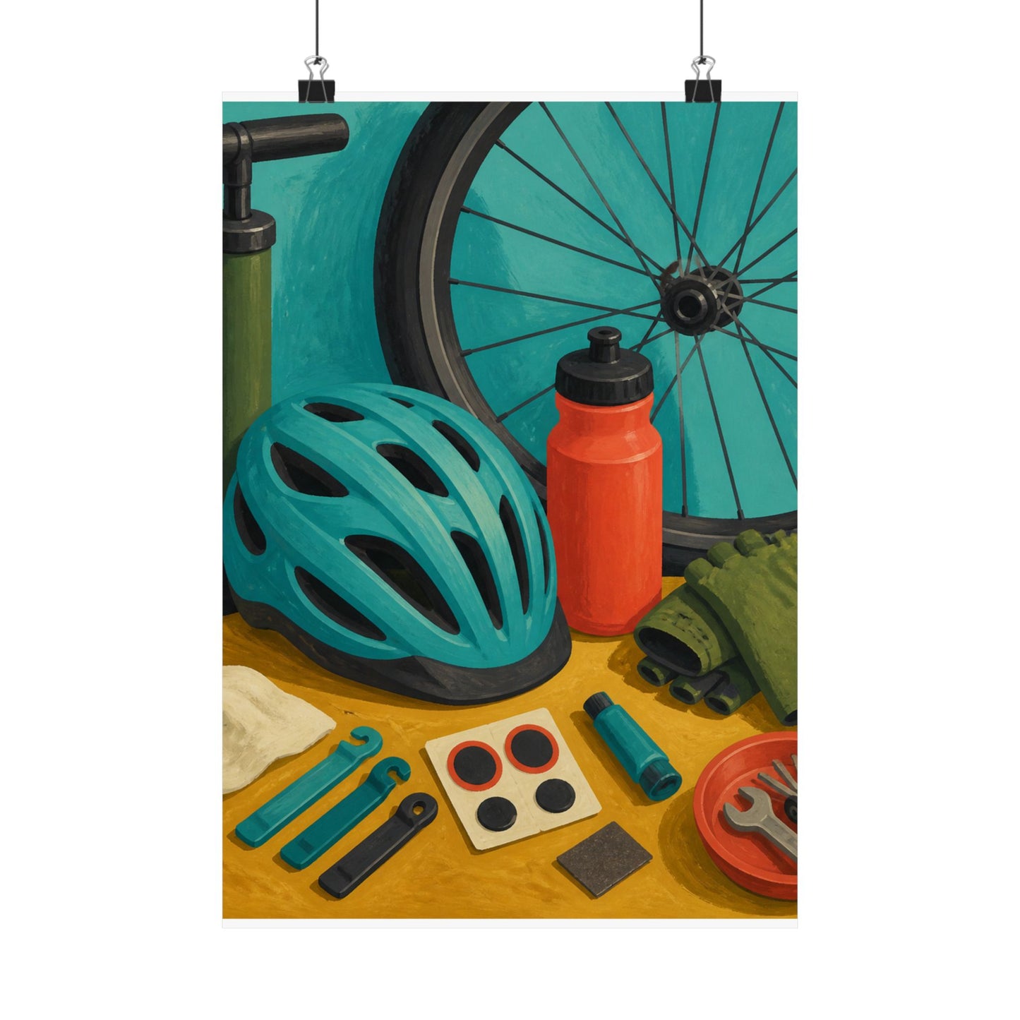 Everyday Bicycle Workshop Art Poster