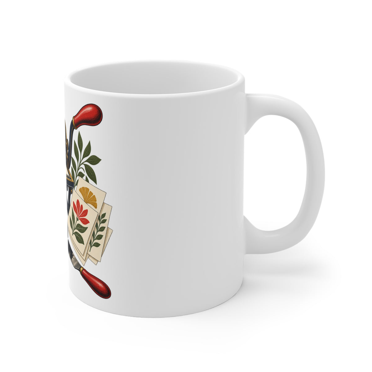 Botanical Letterpress Printshop Mug