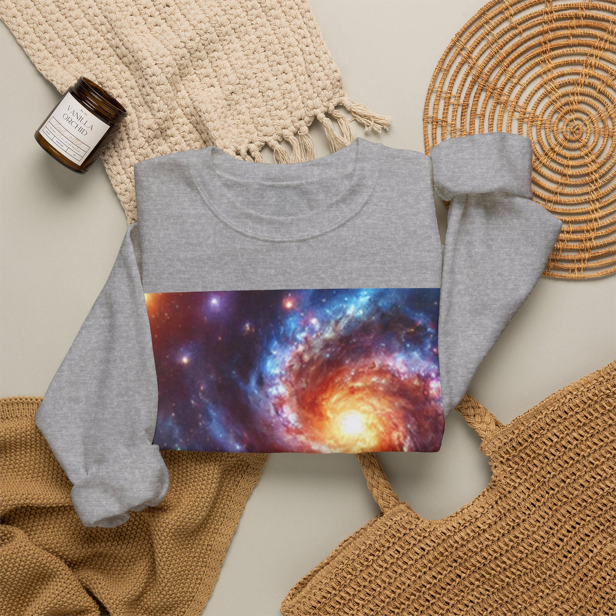Galaxy Nebula Dreamscape Abstract Space Crew Sweatshirt Gift