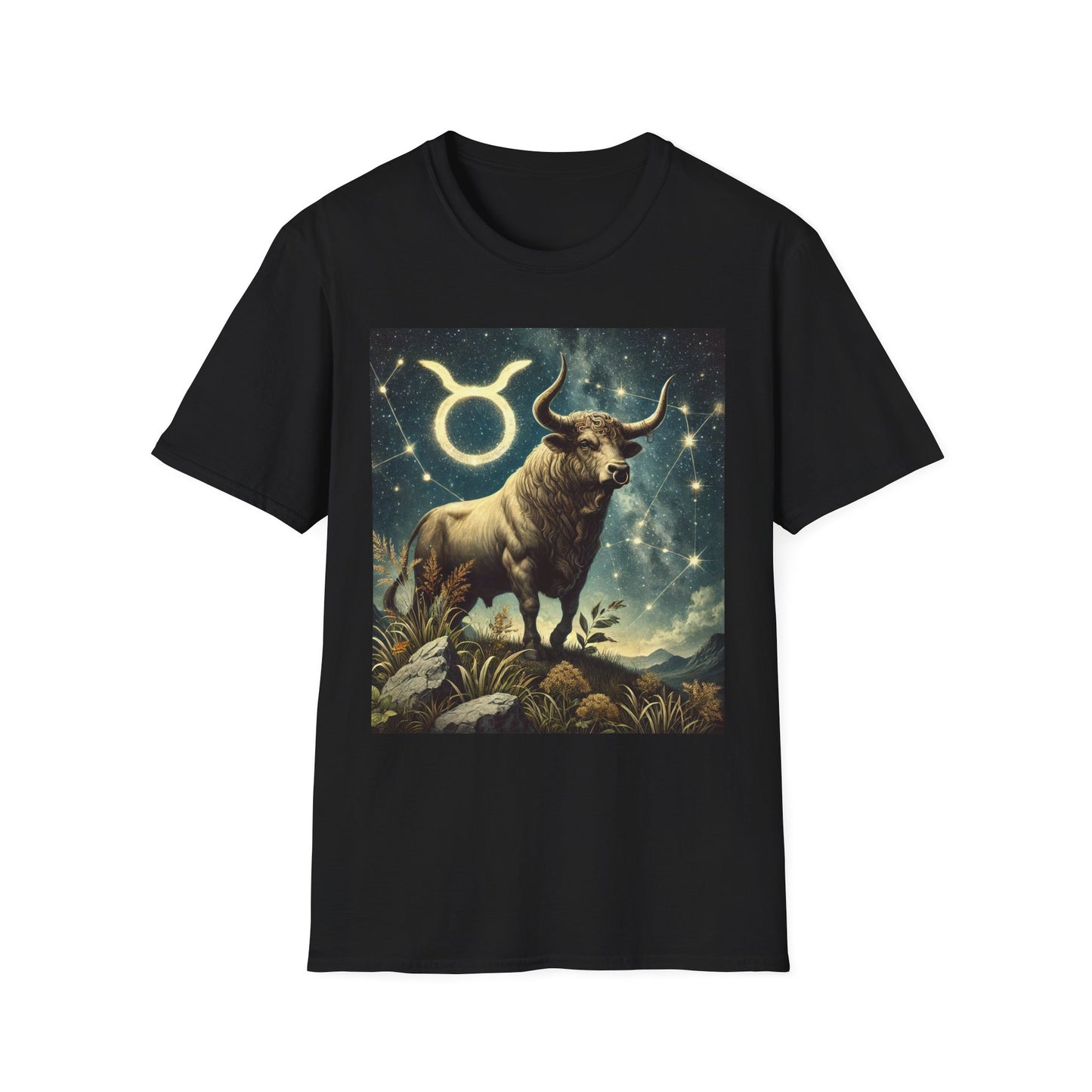Taurus Bull Unisex T-Shirt, Zodiac Tee, Astrology Clothing, Bull Shirt, Horoscope Top