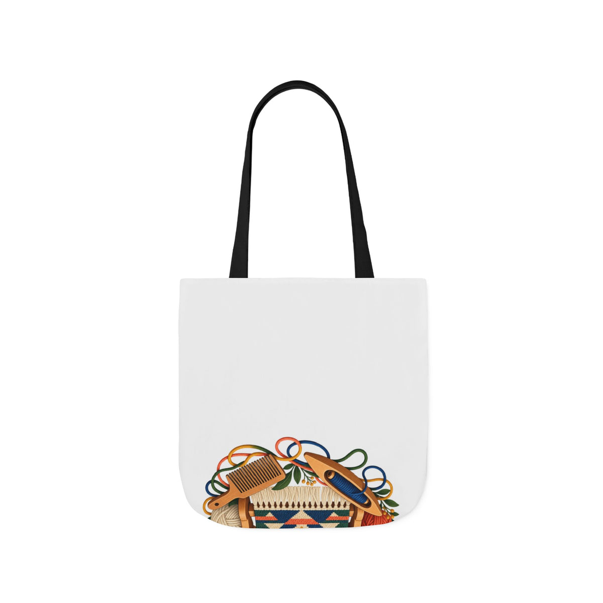 Geometric Hand Weaving Workshop Tote Bag
