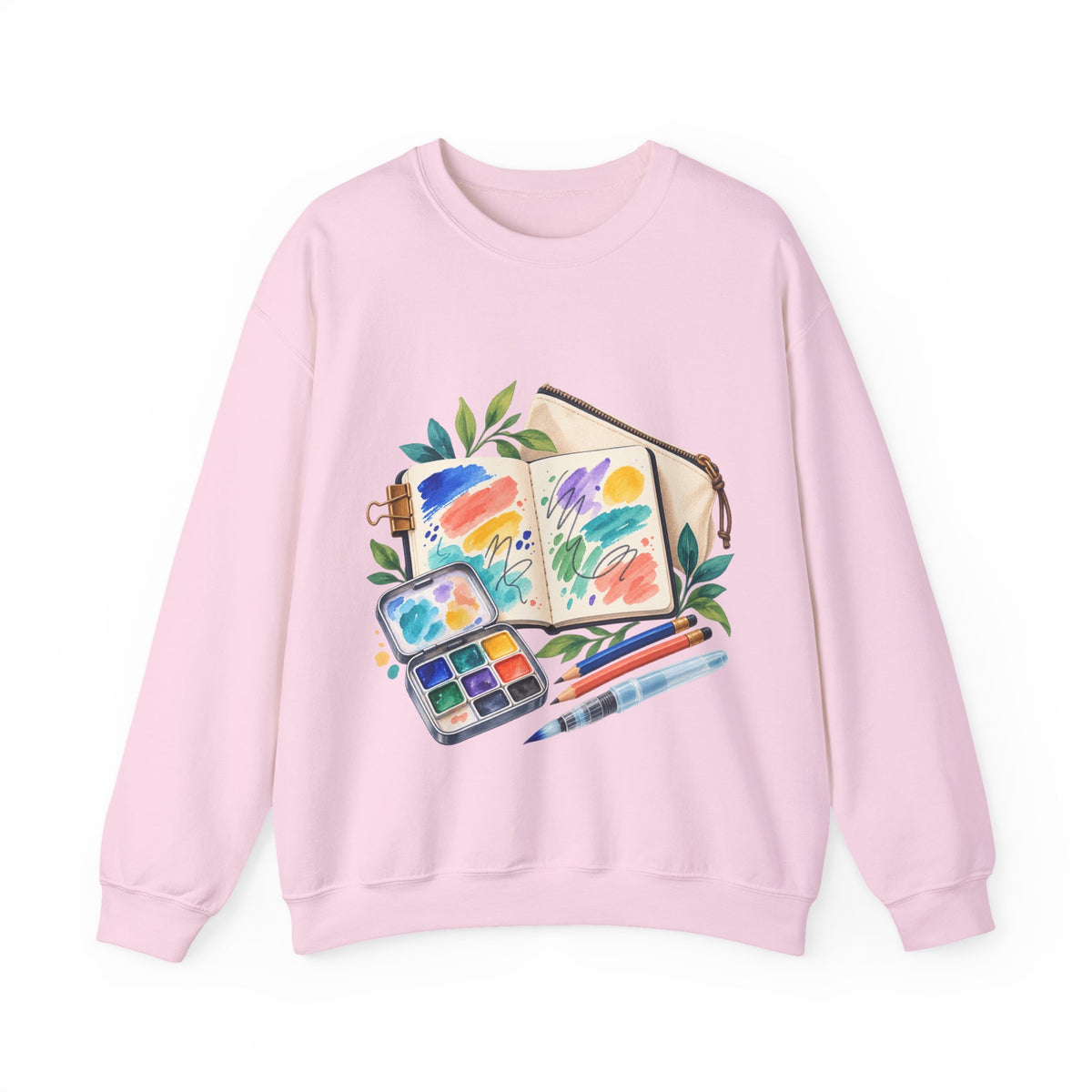 Colorful Urban Sketching Travel Kit Sweatshirt