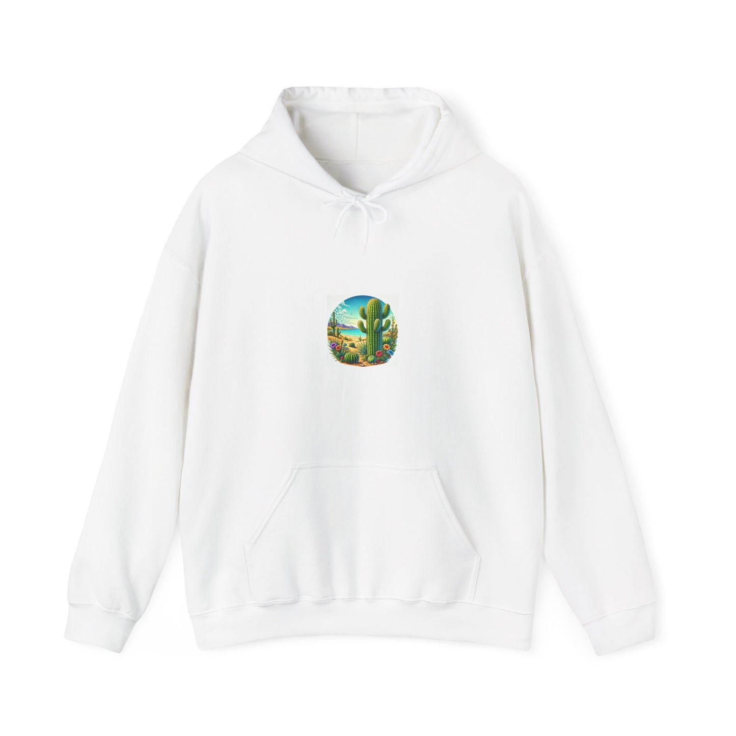 Desert Cactus Bloom Garden Botanical Graphic Hoodie Plant Lover Gift